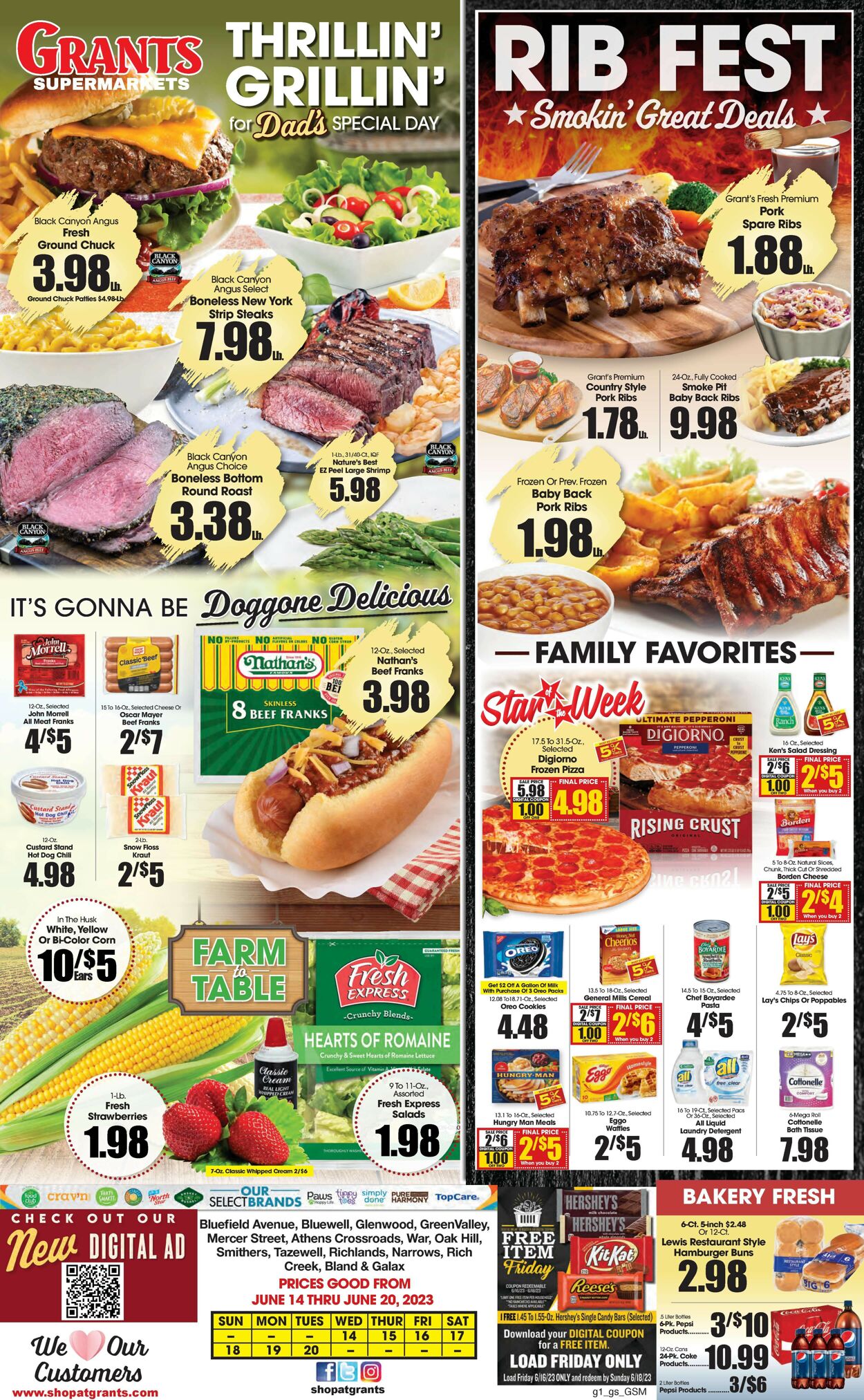 Catalogue Grant's Supermarket from 06/14/2023