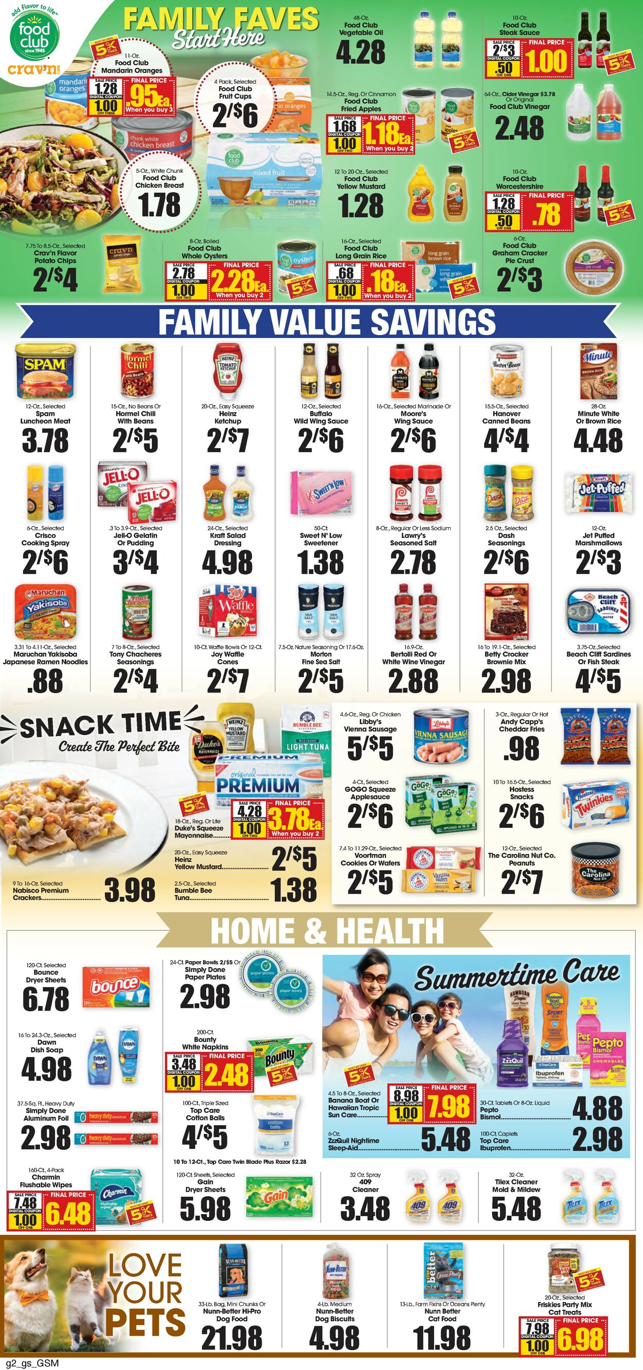 Catalogue Grant's Supermarket from 07/05/2023