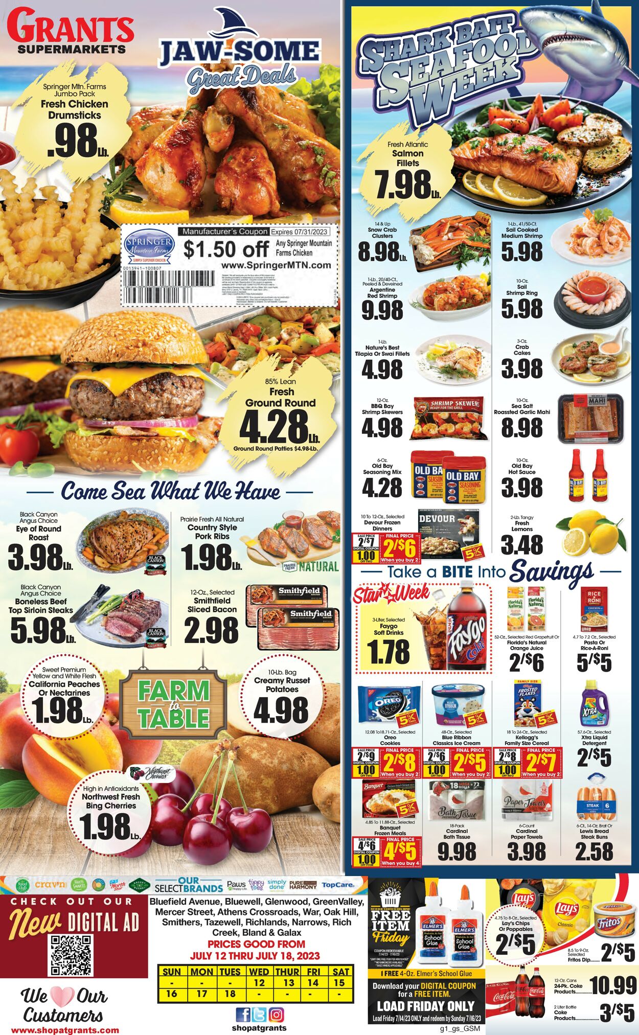 Catalogue Grant's Supermarket from 07/12/2023