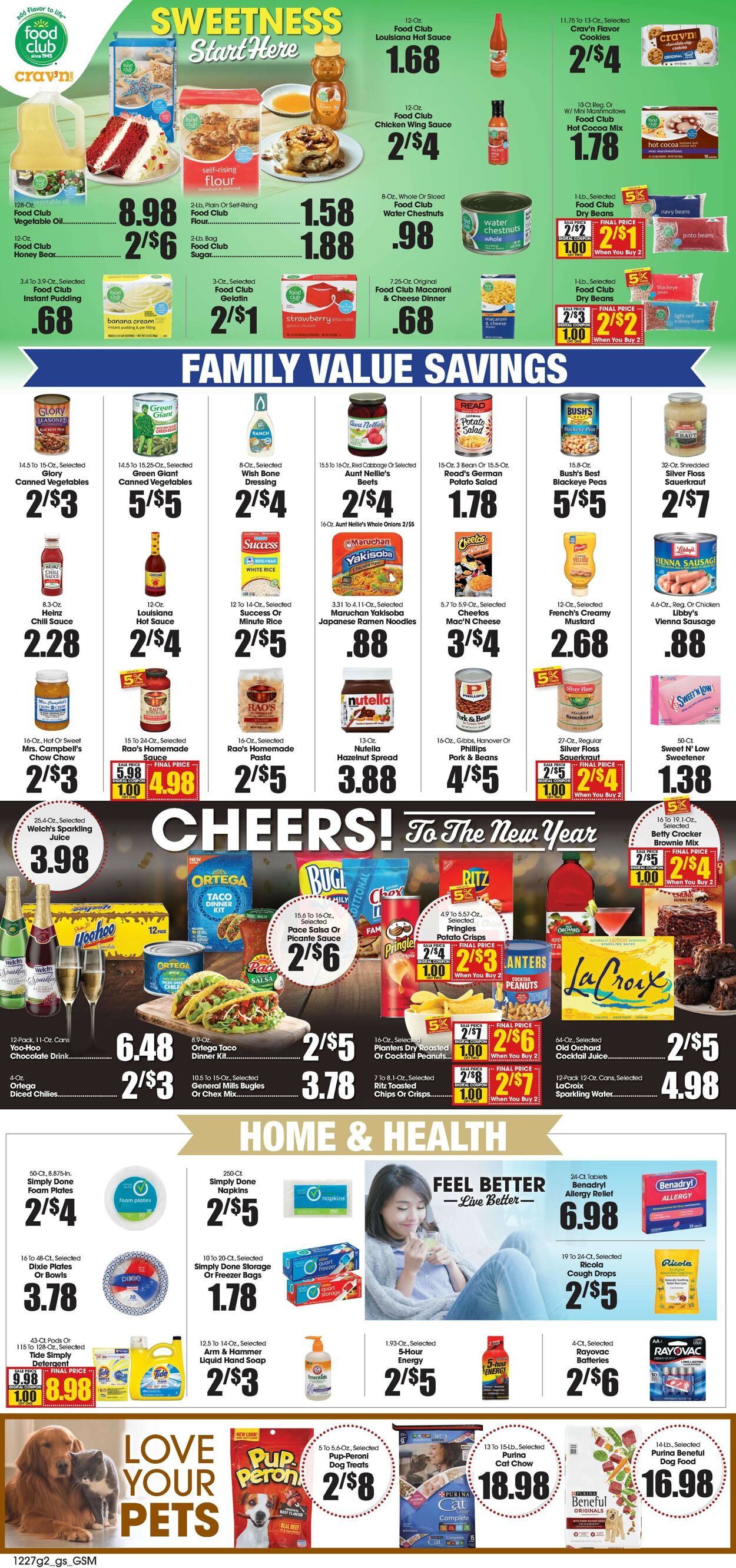 Catalogue Grant's Supermarket from 12/27/2023