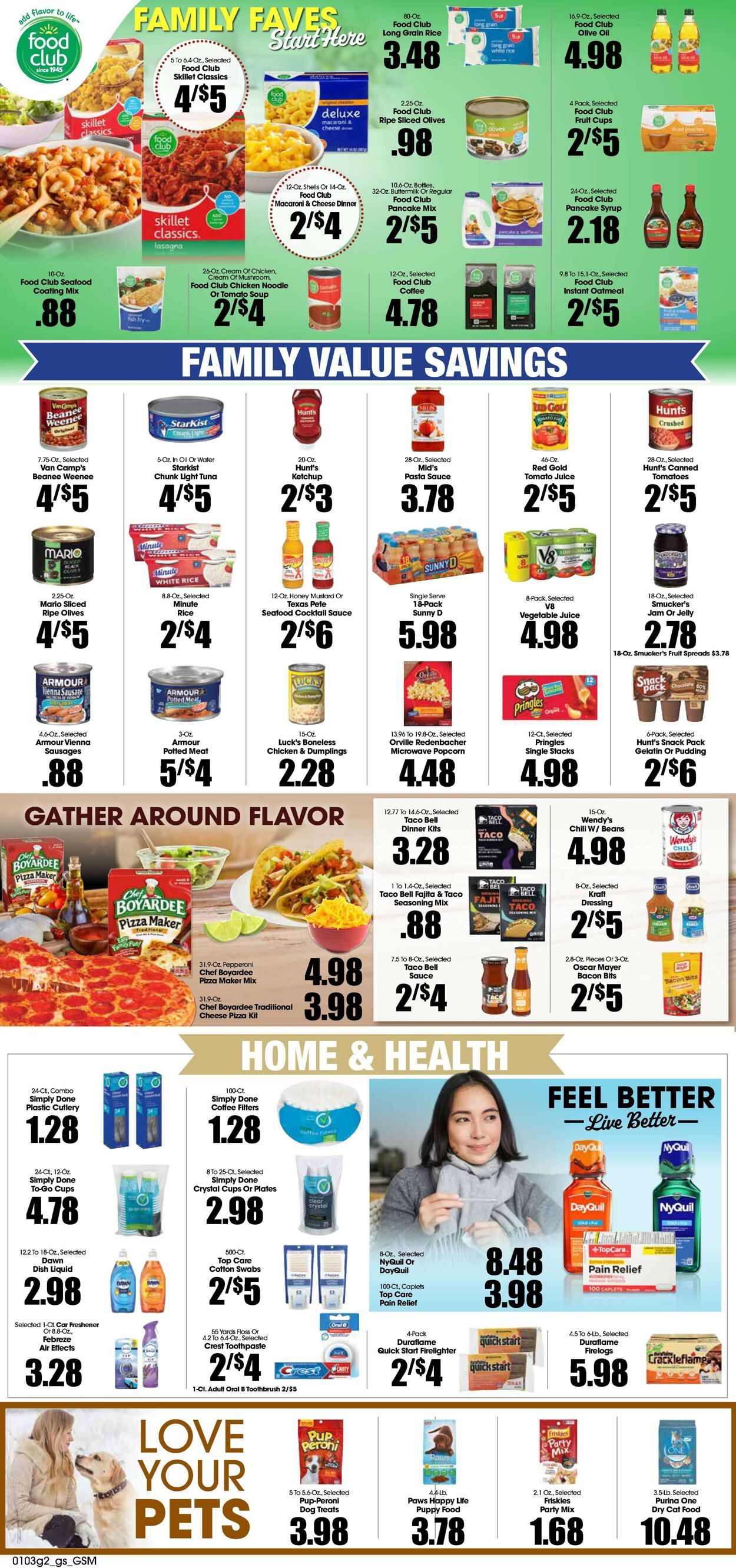 Catalogue Grant's Supermarket from 01/03/2024