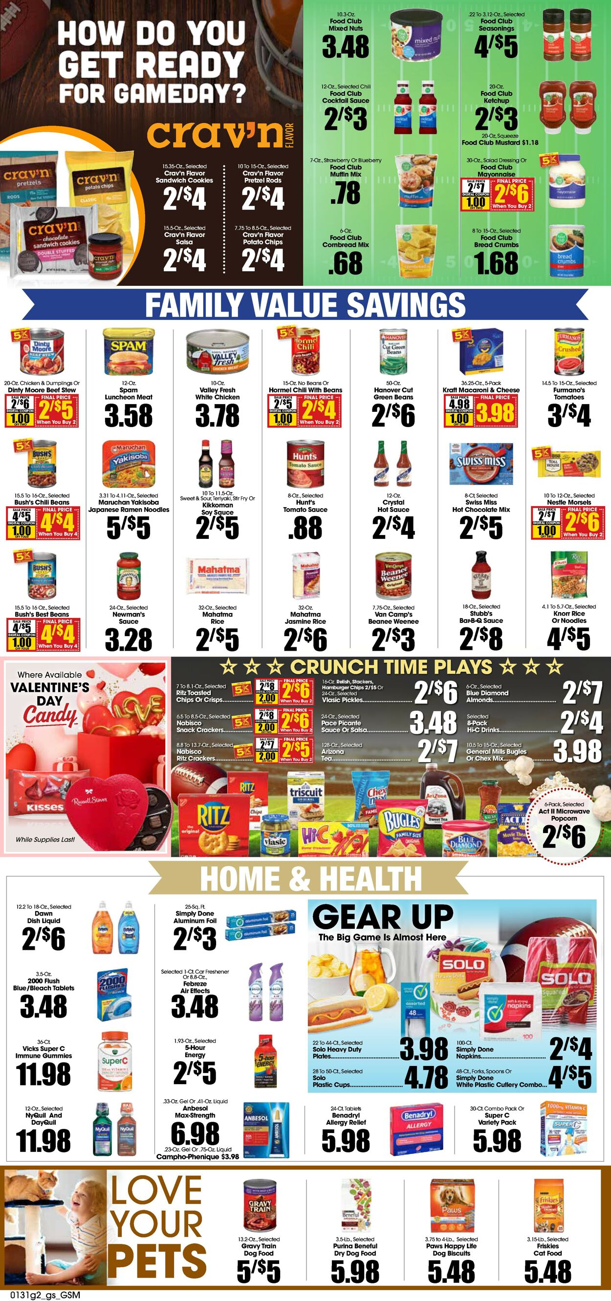 Catalogue Grant's Supermarket from 01/31/2024