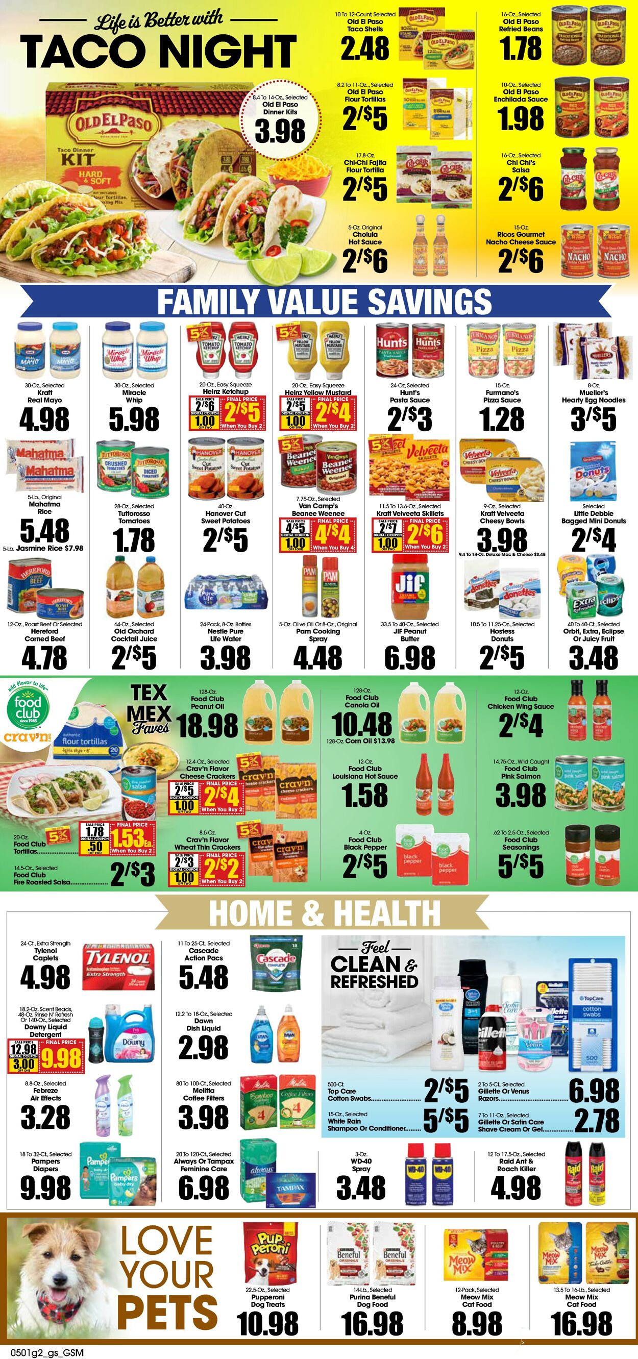 Catalogue Grant's Supermarket from 05/01/2024