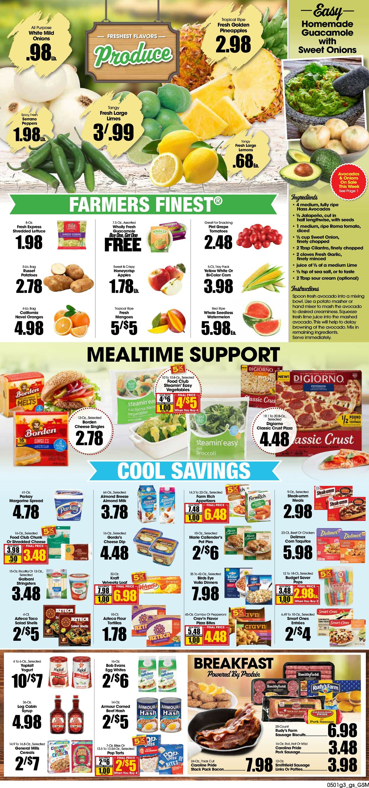 Catalogue Grant's Supermarket from 05/01/2024