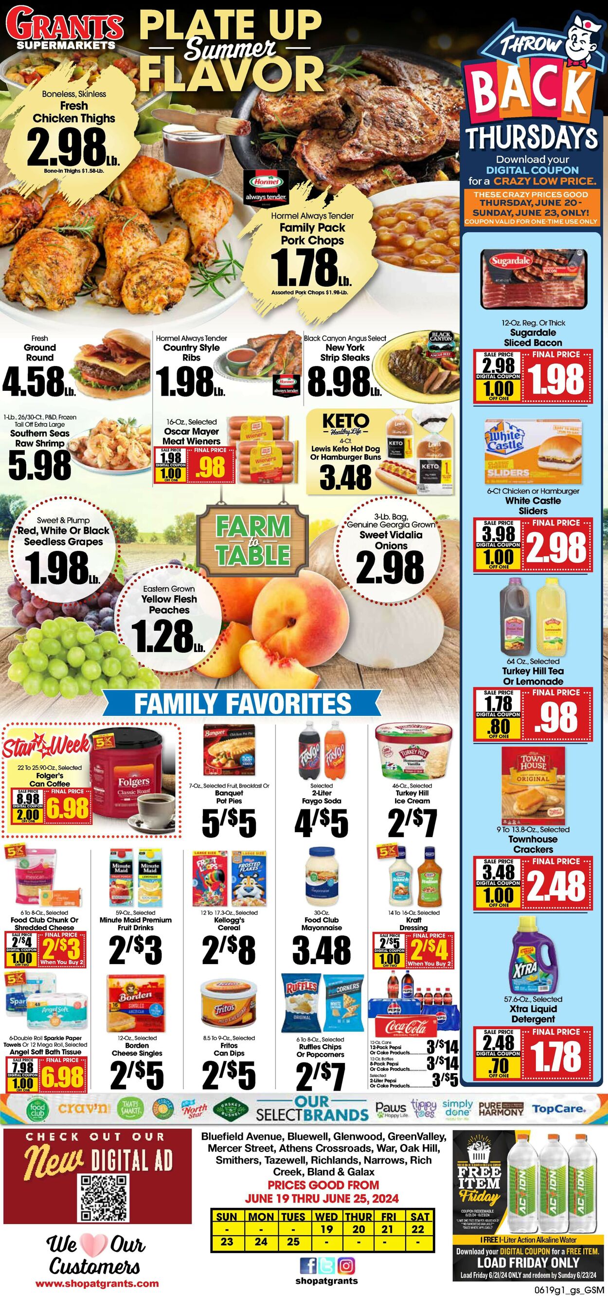 Catalogue Grant's Supermarket from 06/19/2024