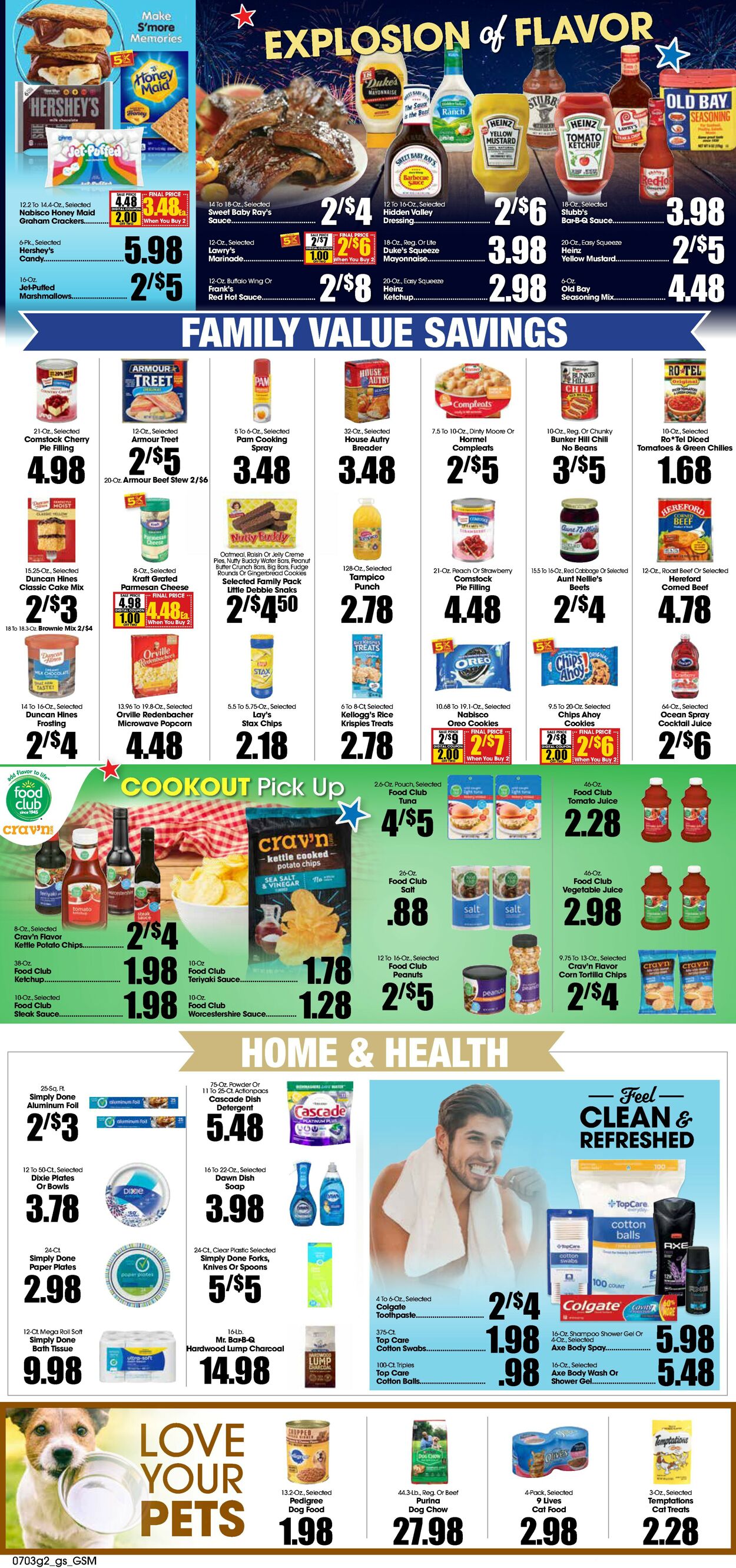 Catalogue Grant's Supermarket from 07/03/2024