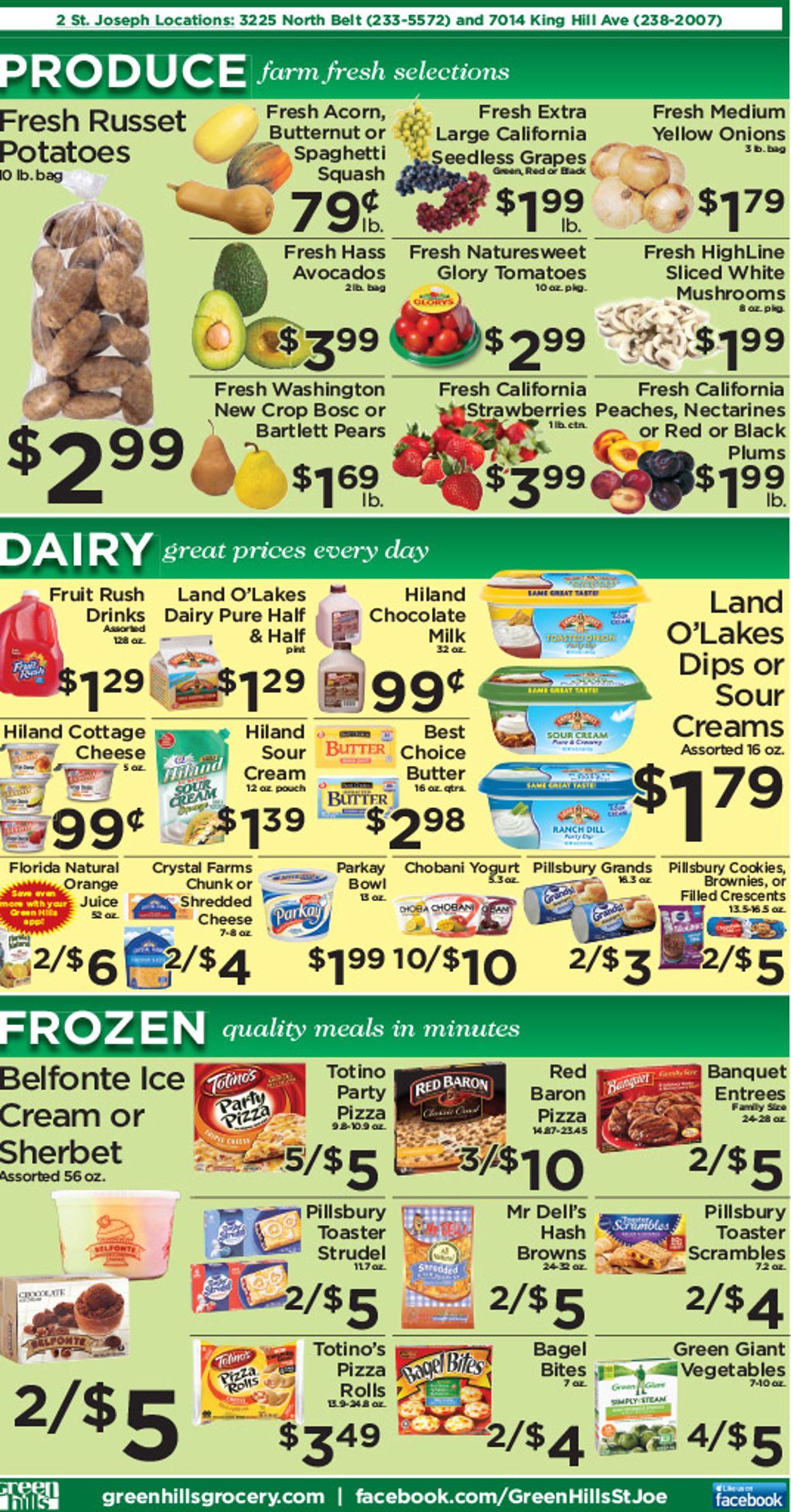 Catalogue Green Hills Grocery from 09/16/2020