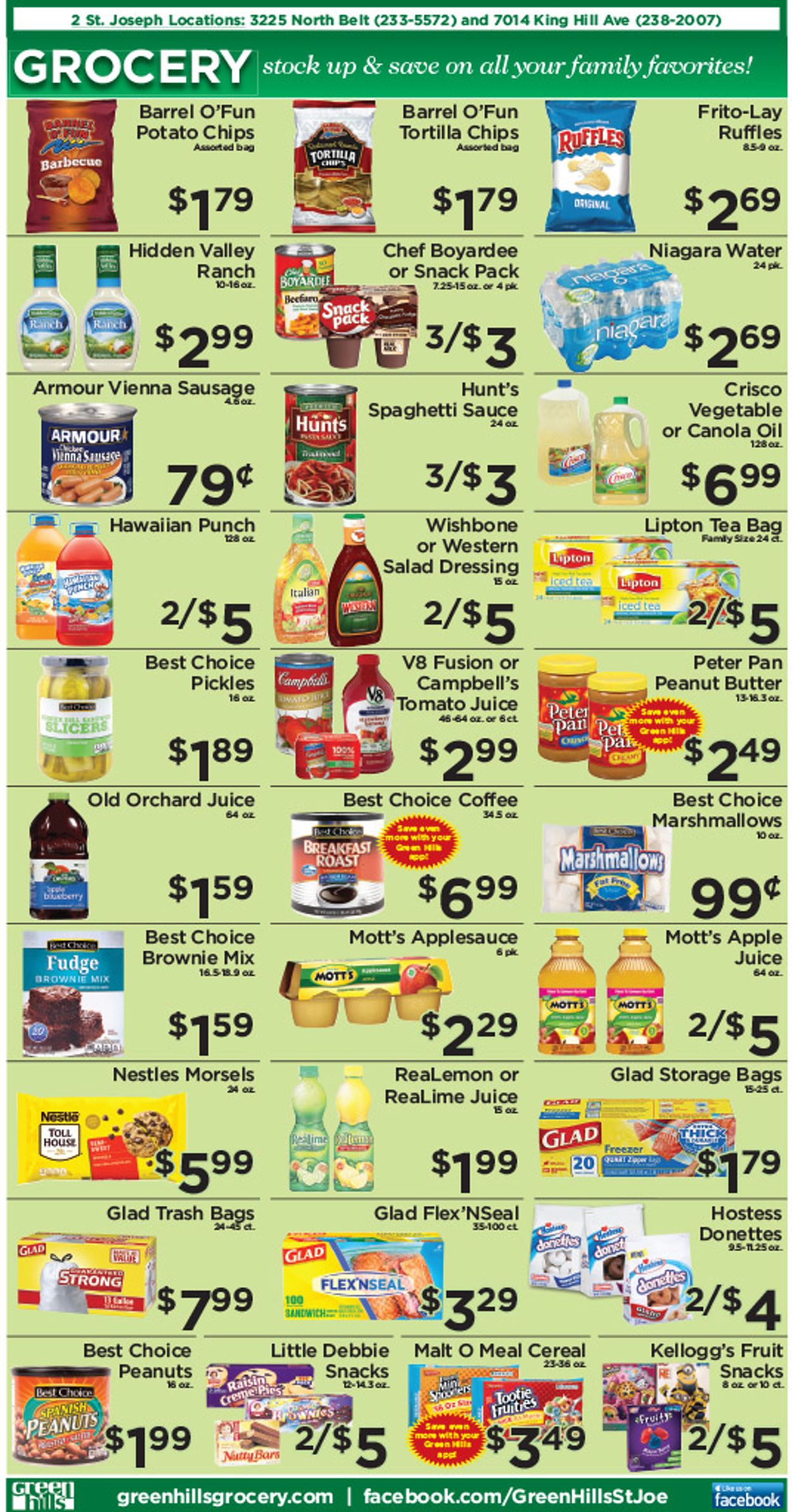 Catalogue Green Hills Grocery from 09/23/2020