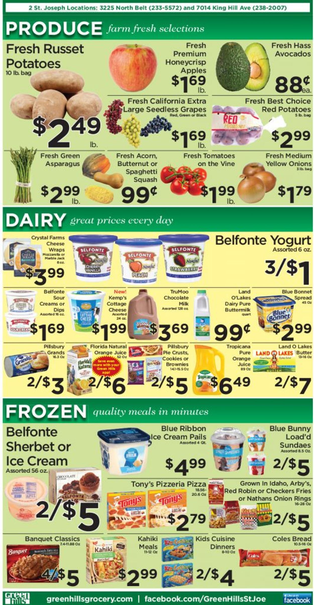 Catalogue Green Hills Grocery from 10/14/2020
