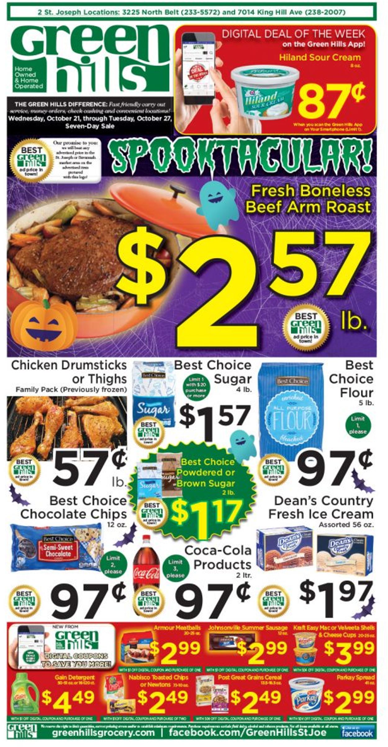 Catalogue Green Hills Grocery from 10/21/2020
