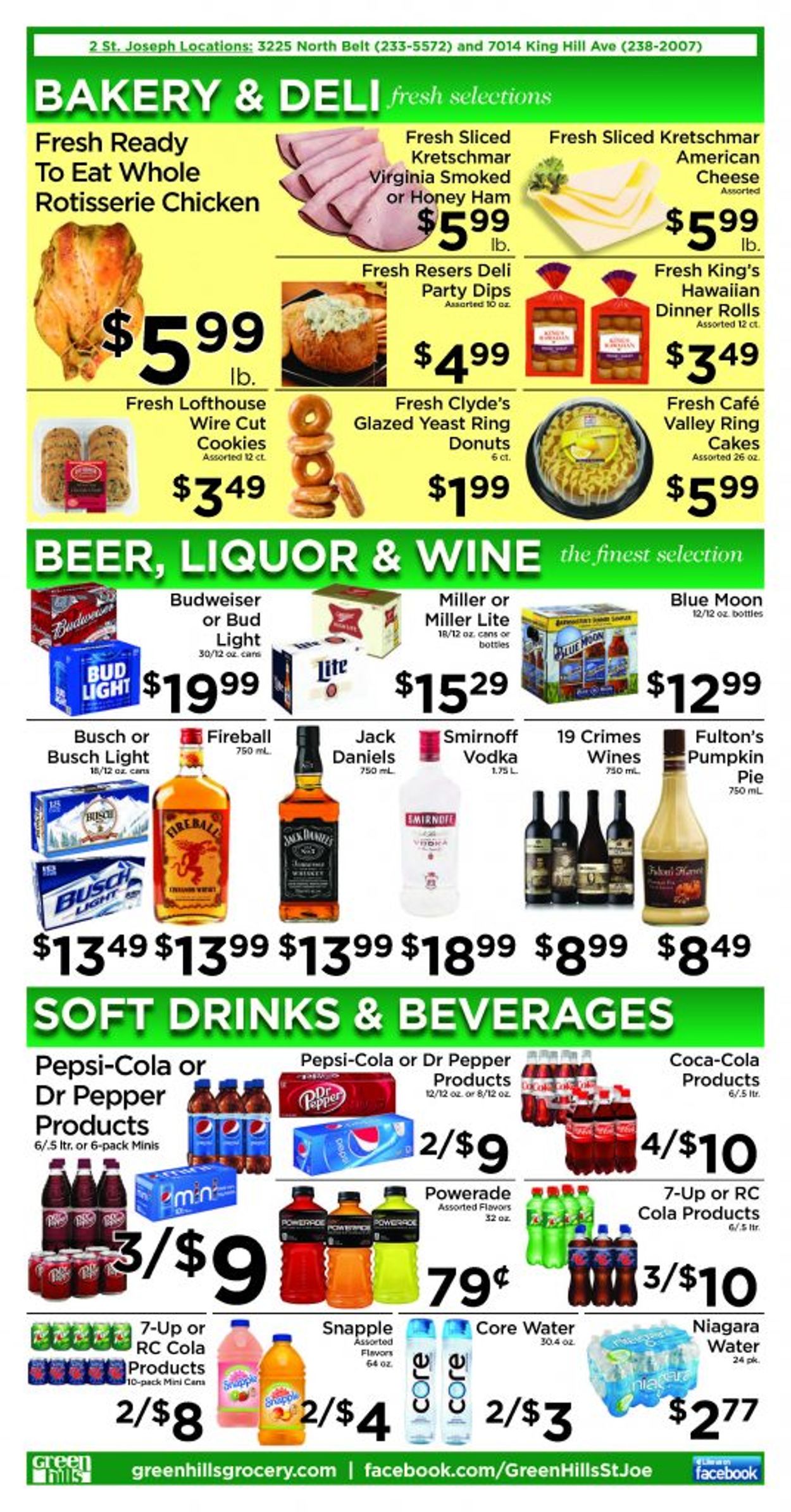 Catalogue Green Hills Grocery from 10/28/2020