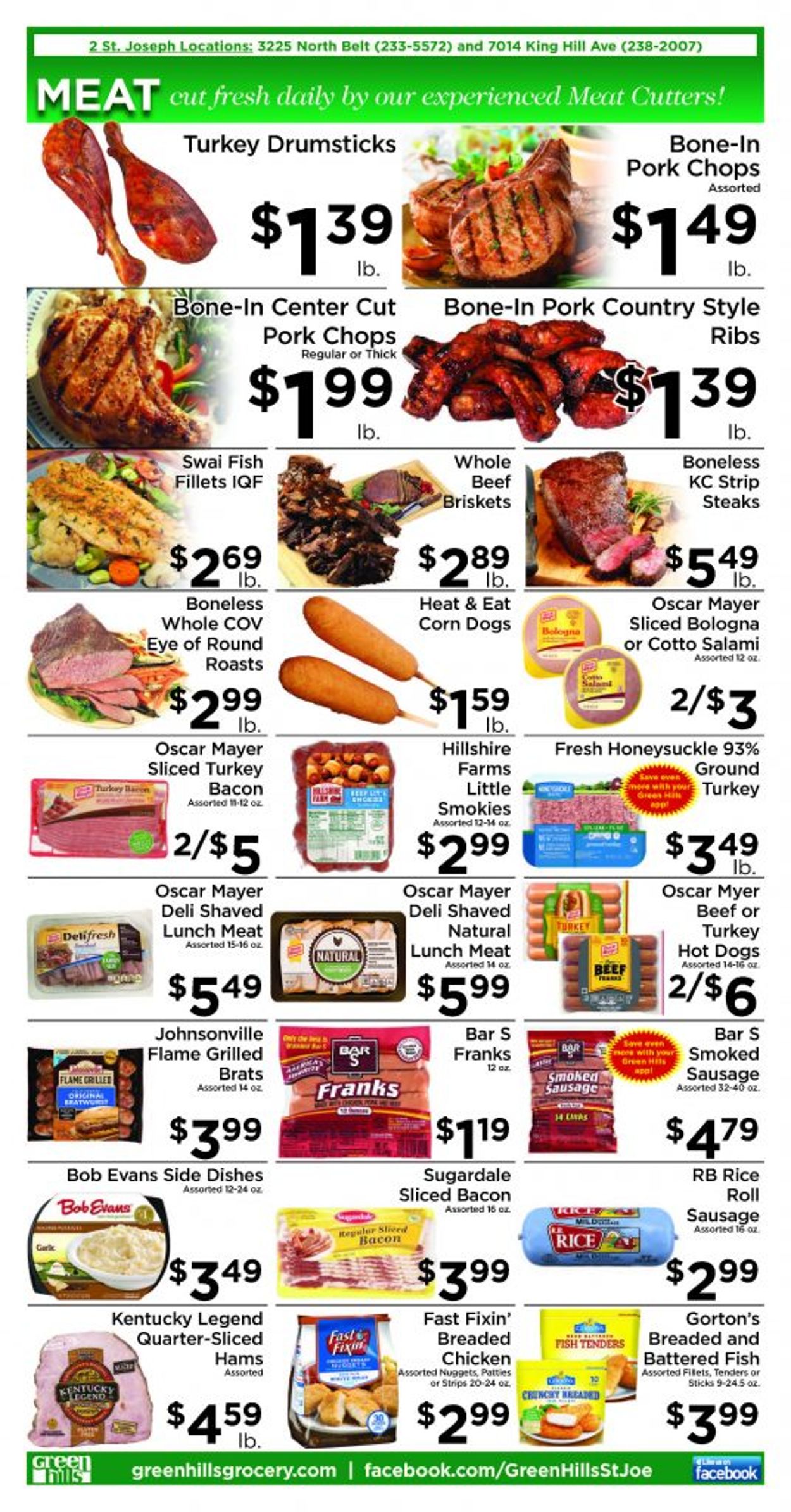 Catalogue Green Hills Grocery from 10/28/2020