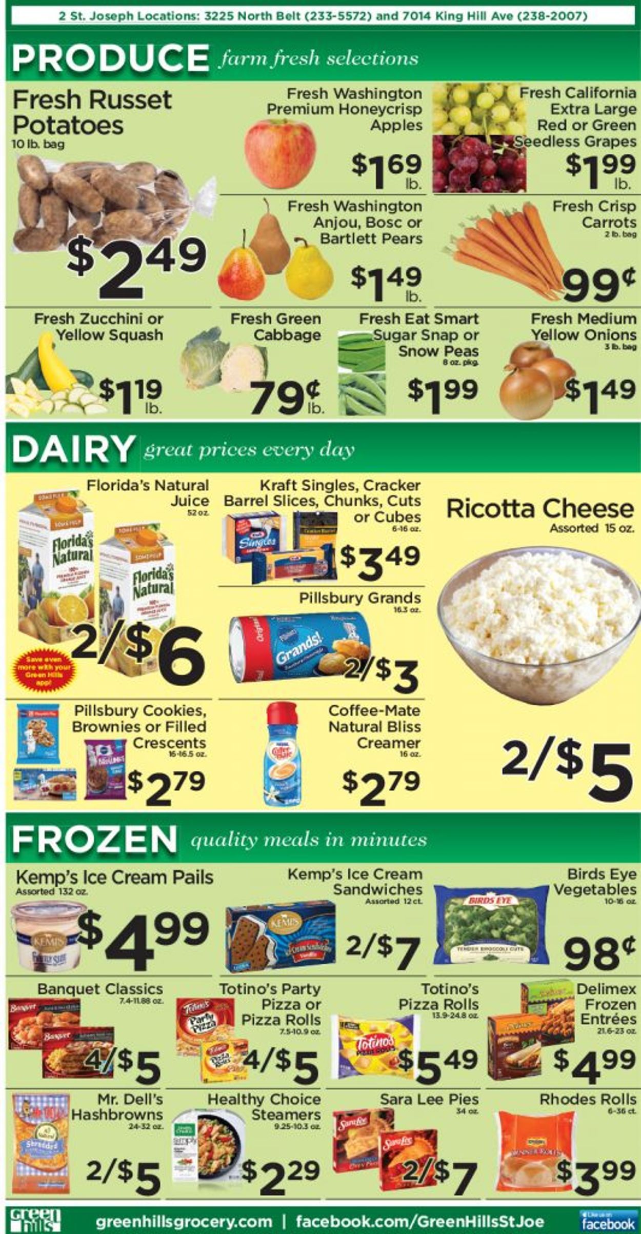 Catalogue Green Hills Grocery from 11/11/2020