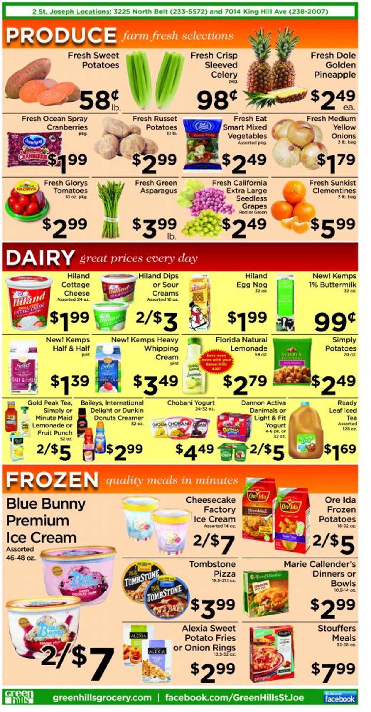 Catalogue Green Hills Grocery from 11/18/2020