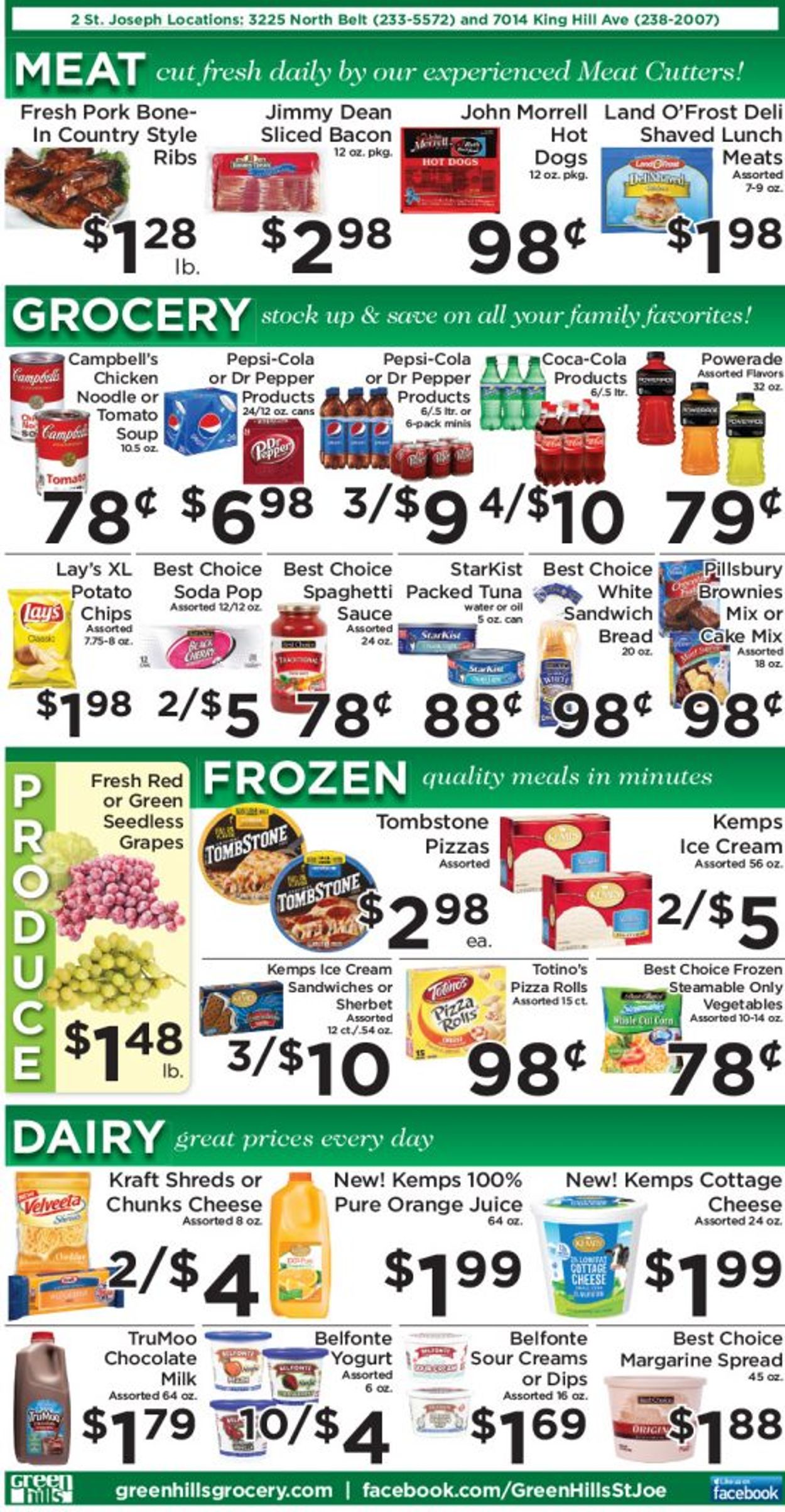 Catalogue Green Hills Grocery Black Friday 2020 from 11/27/2020