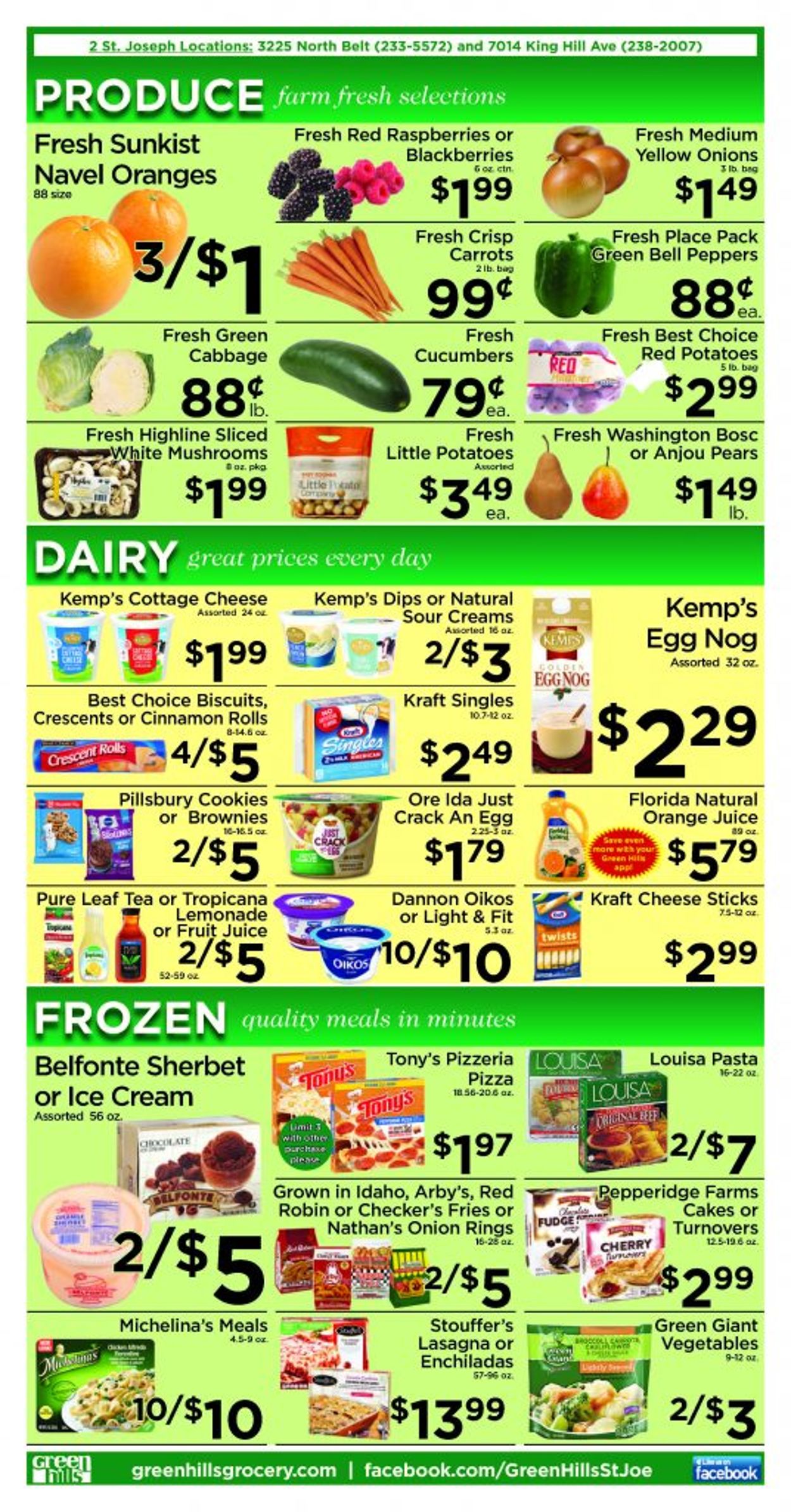 Catalogue Green Hills Grocery from 12/02/2020