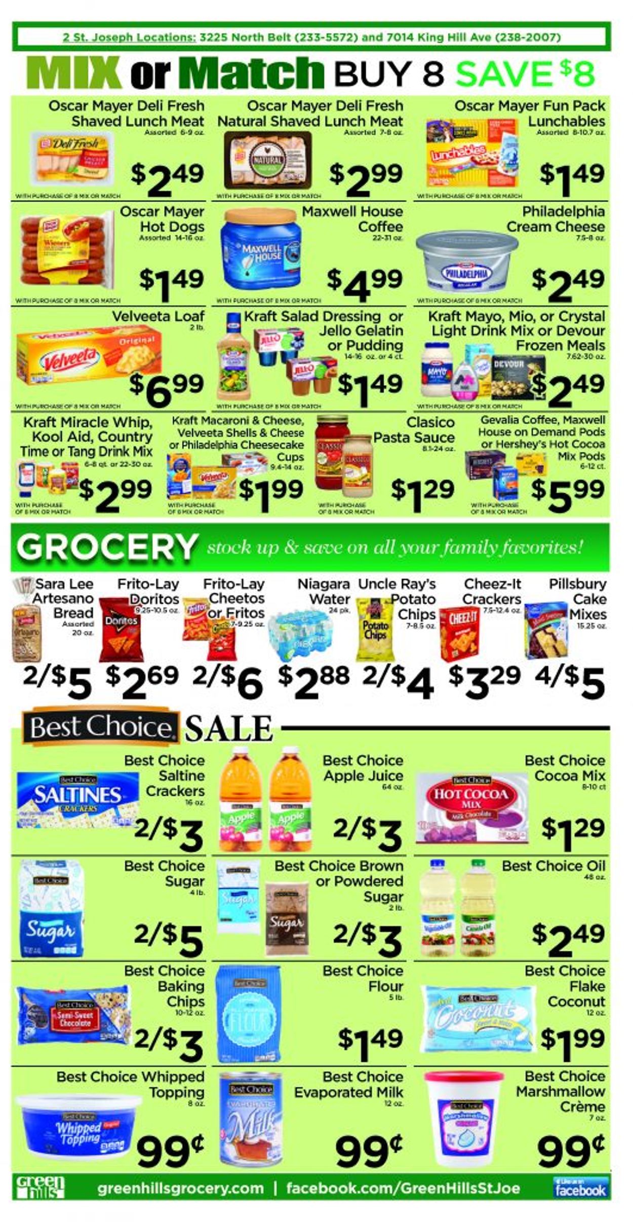 Catalogue Green Hills Grocery from 12/02/2020