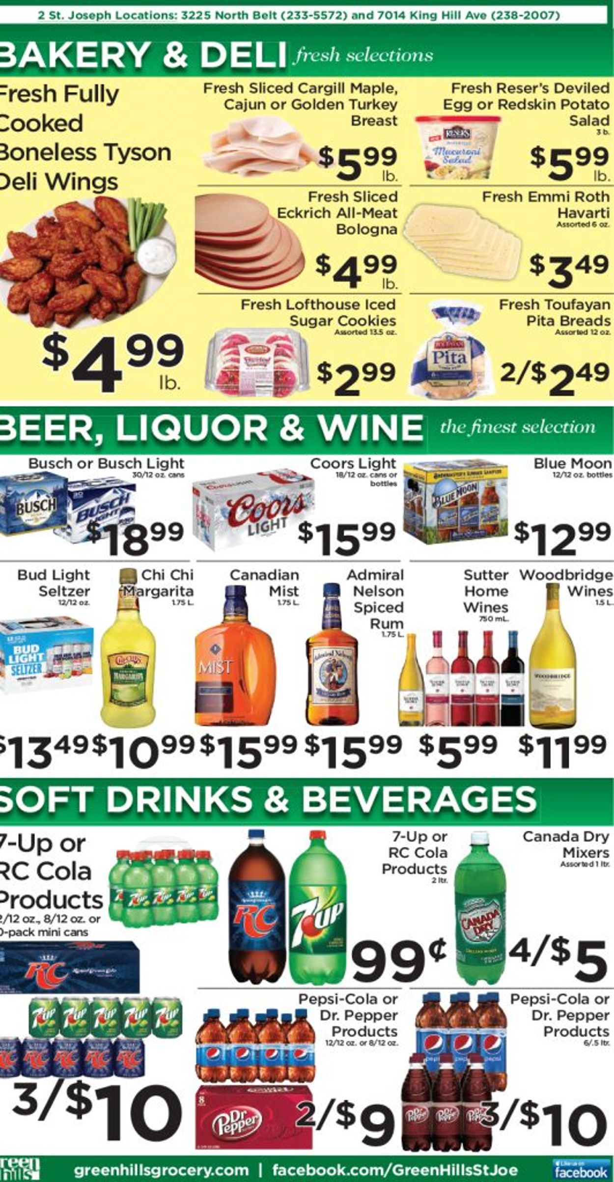Catalogue Green Hills Grocery from 12/30/2020