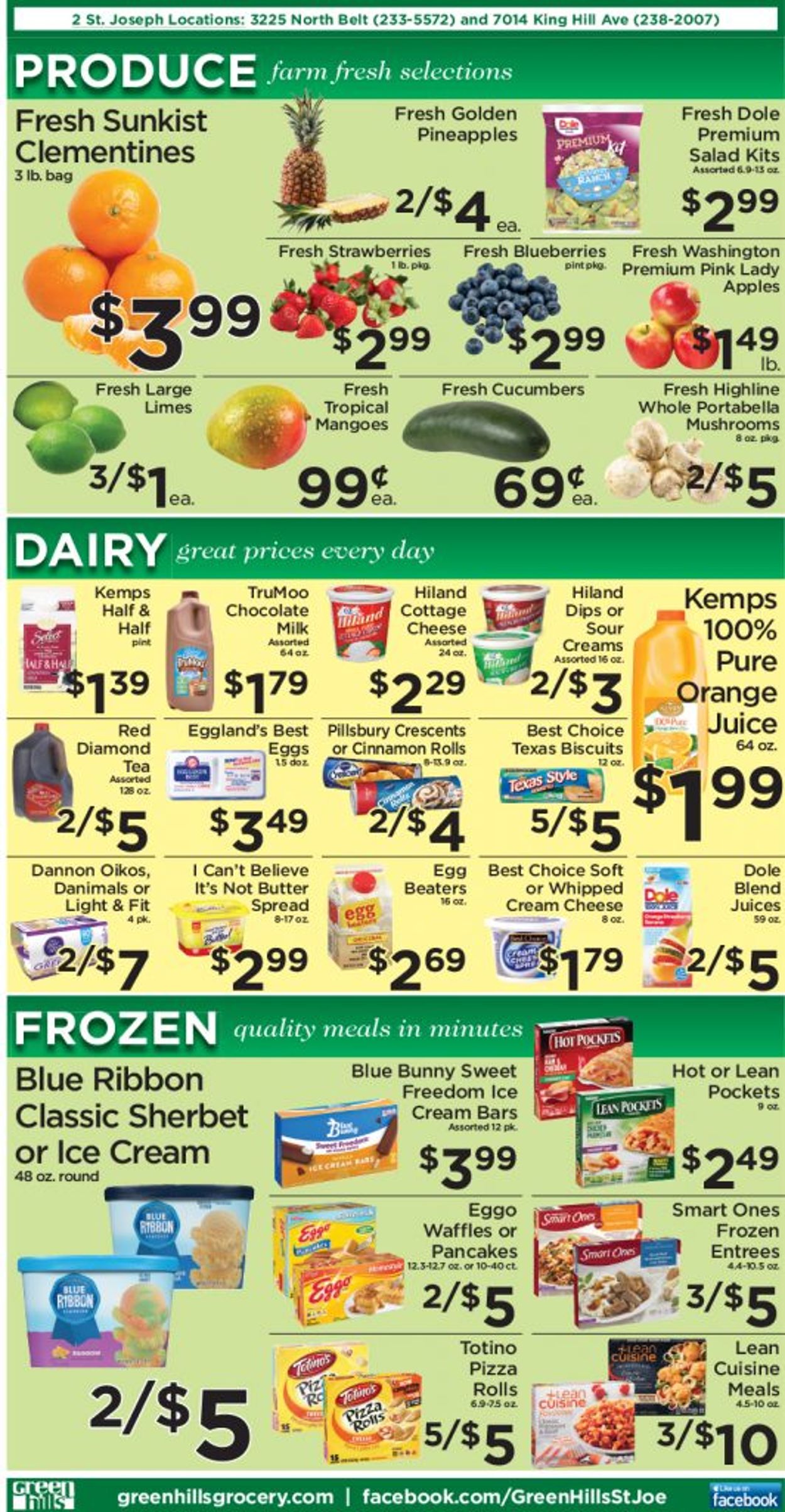 Catalogue Green Hills Grocery from 01/27/2021