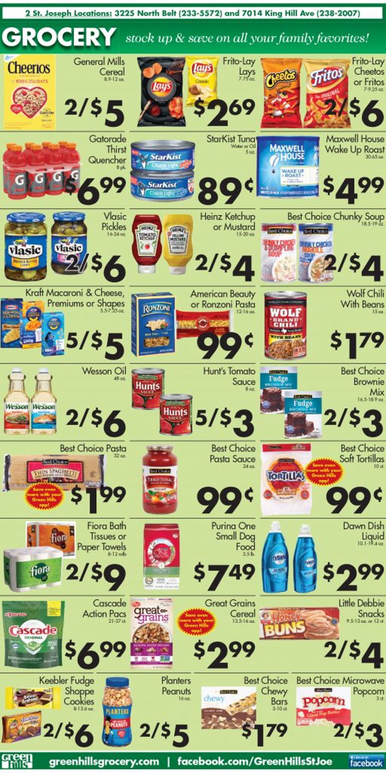Catalogue Green Hills Grocery from 02/24/2021