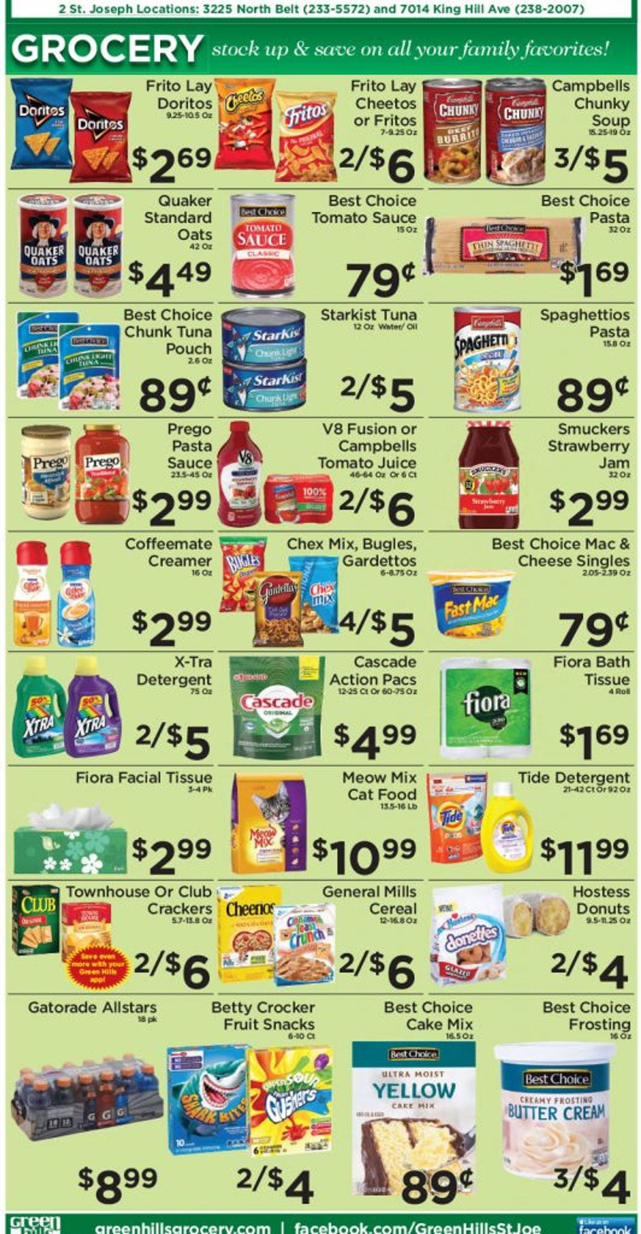 Catalogue Green Hills Grocery from 03/03/2021