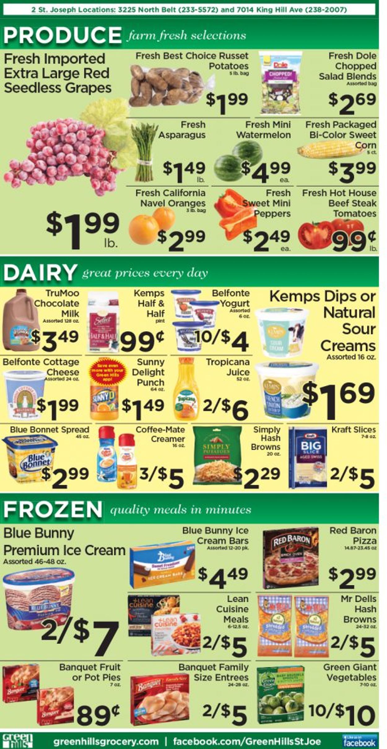 Catalogue Green Hills Grocery from 03/24/2021