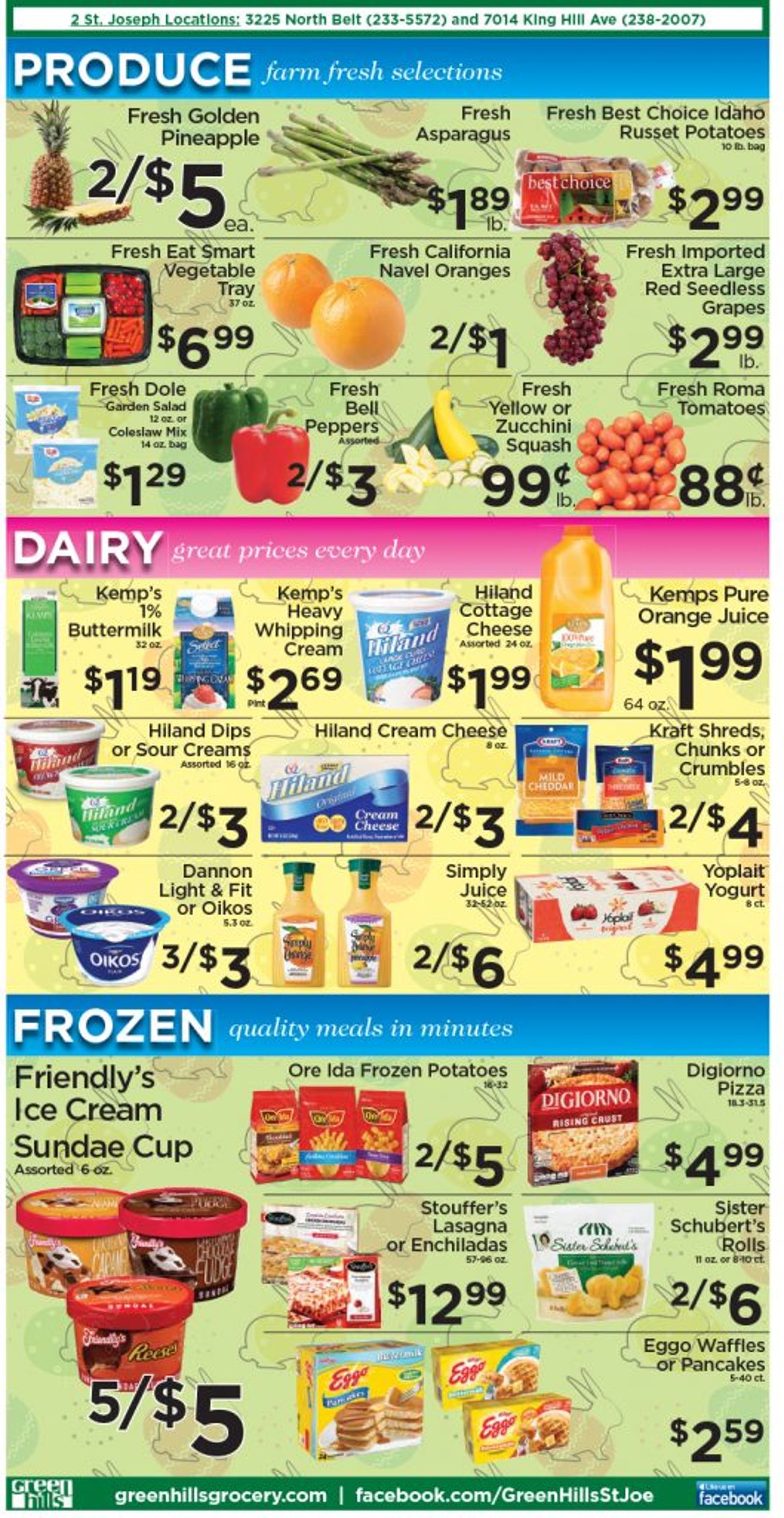 Catalogue Green Hills Grocery - Easter 2021 from 03/31/2021