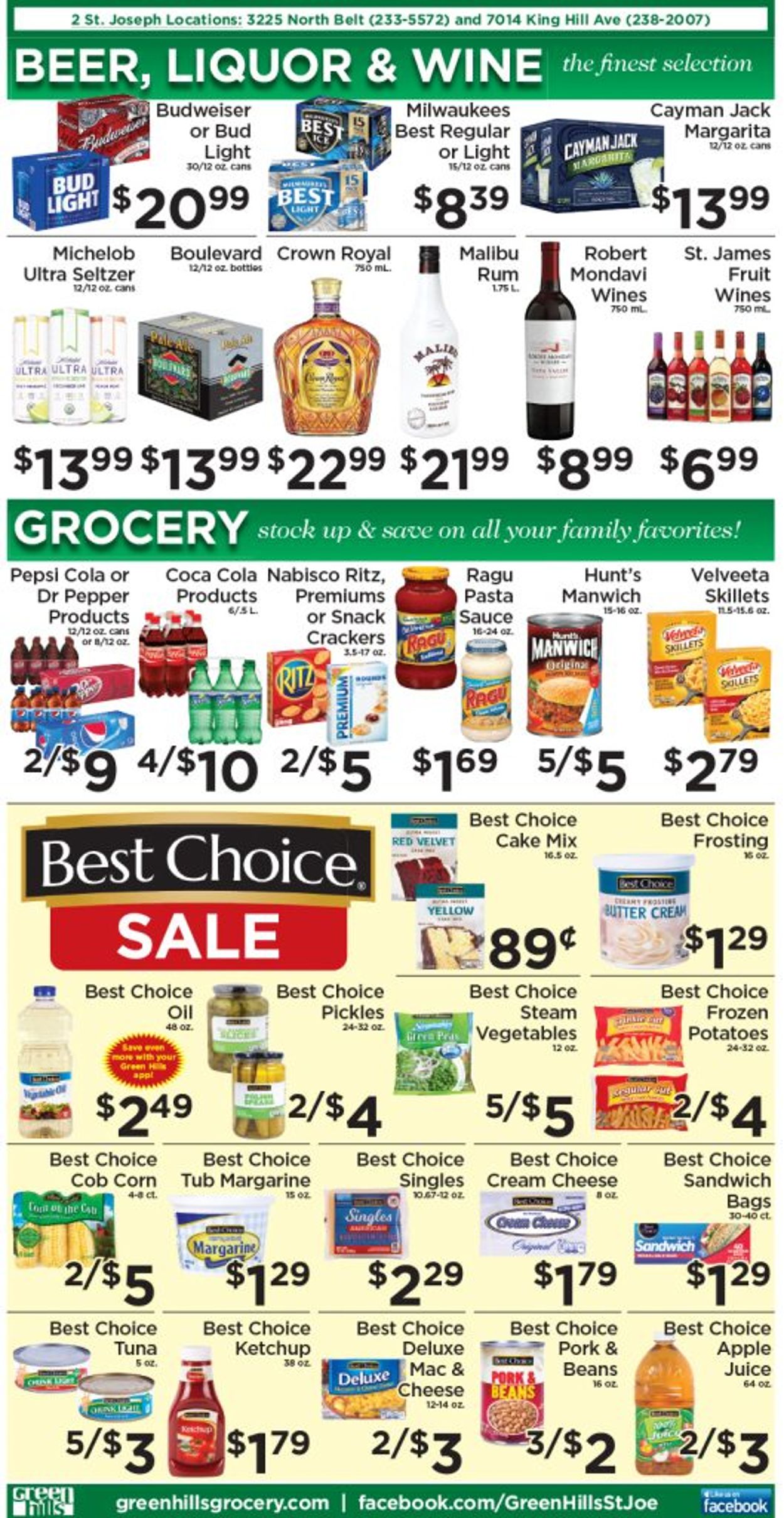 Catalogue Green Hills Grocery from 04/14/2021