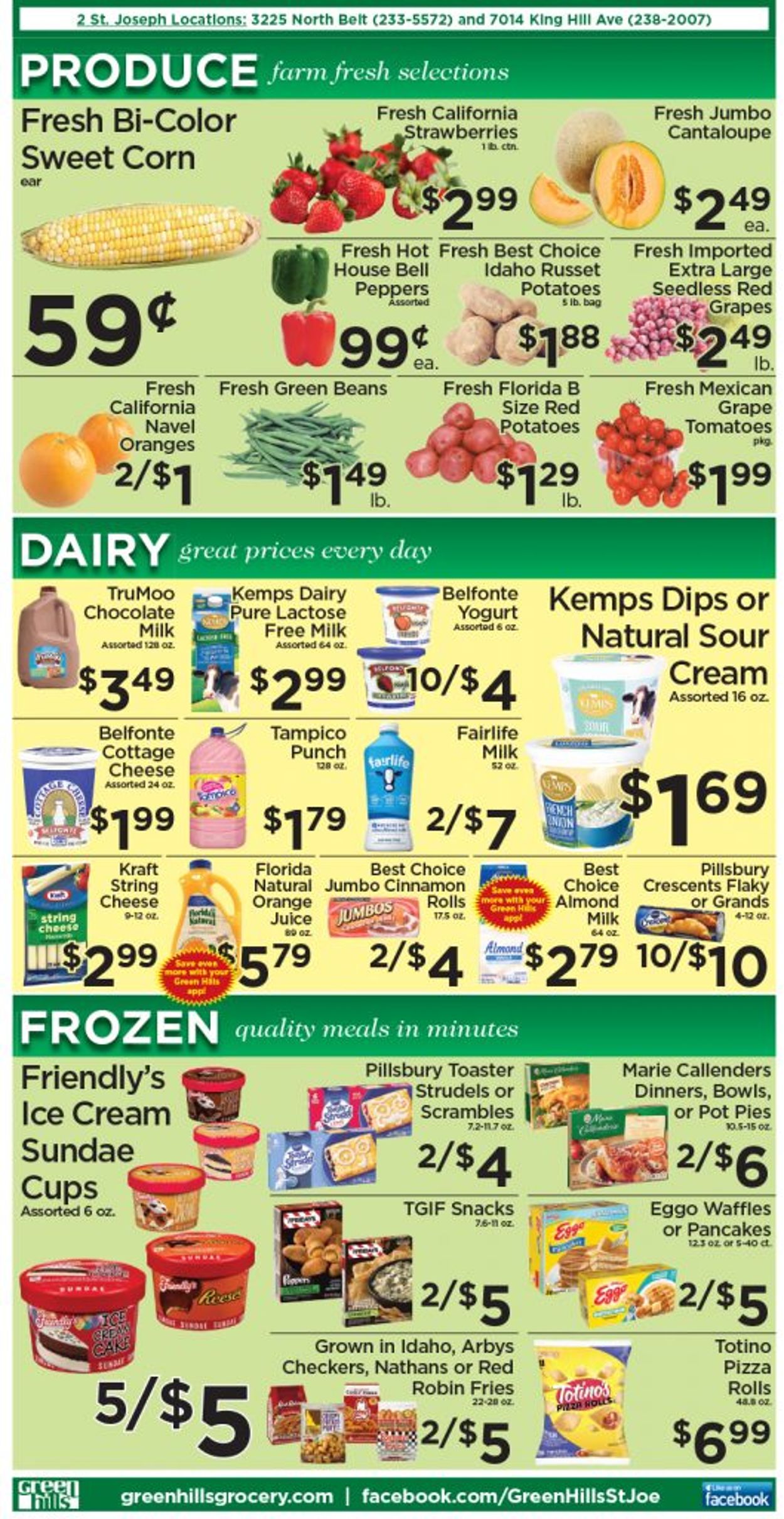 Catalogue Green Hills Grocery from 04/21/2021