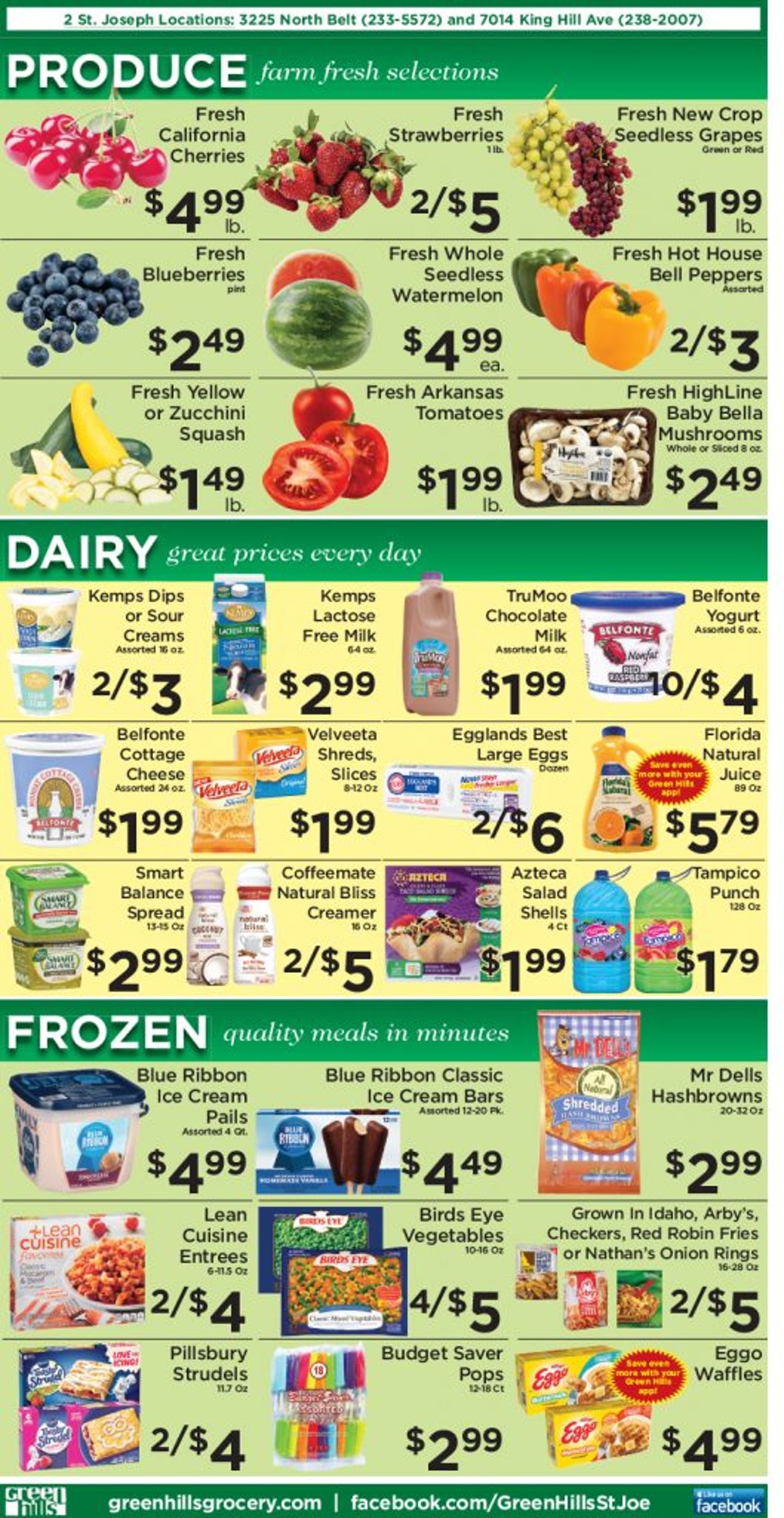 Catalogue Green Hills Grocery from 06/16/2021