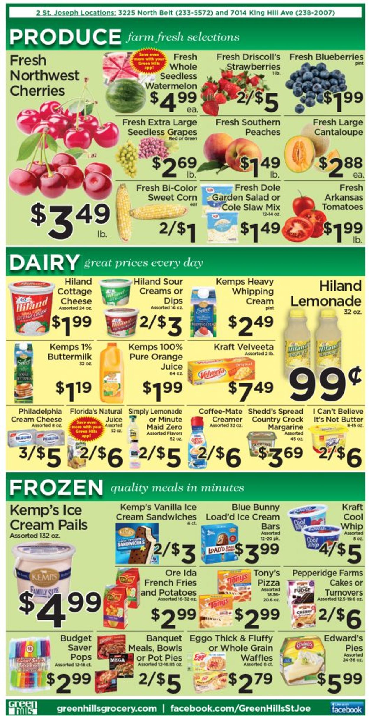 Catalogue Green Hills Grocery from 06/30/2021