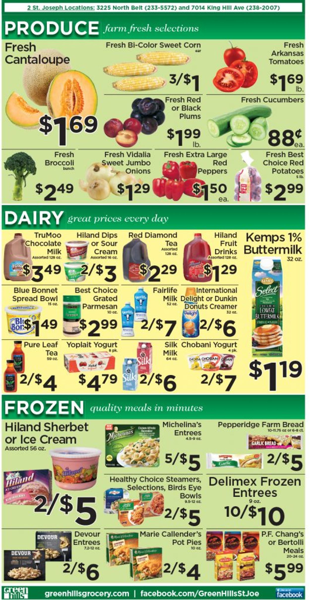 Catalogue Green Hills Grocery from 07/07/2021