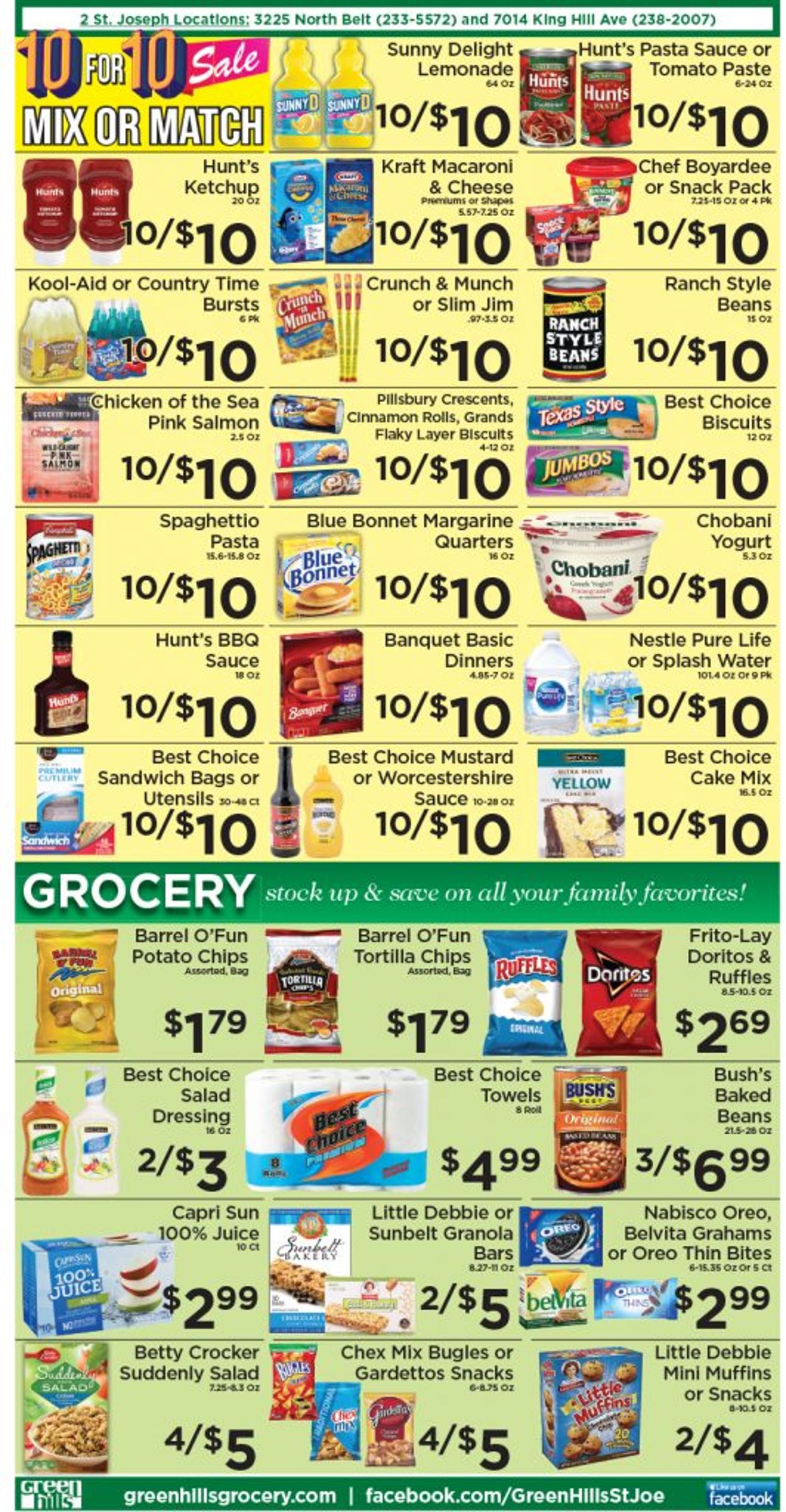 Catalogue Green Hills Grocery from 07/21/2021