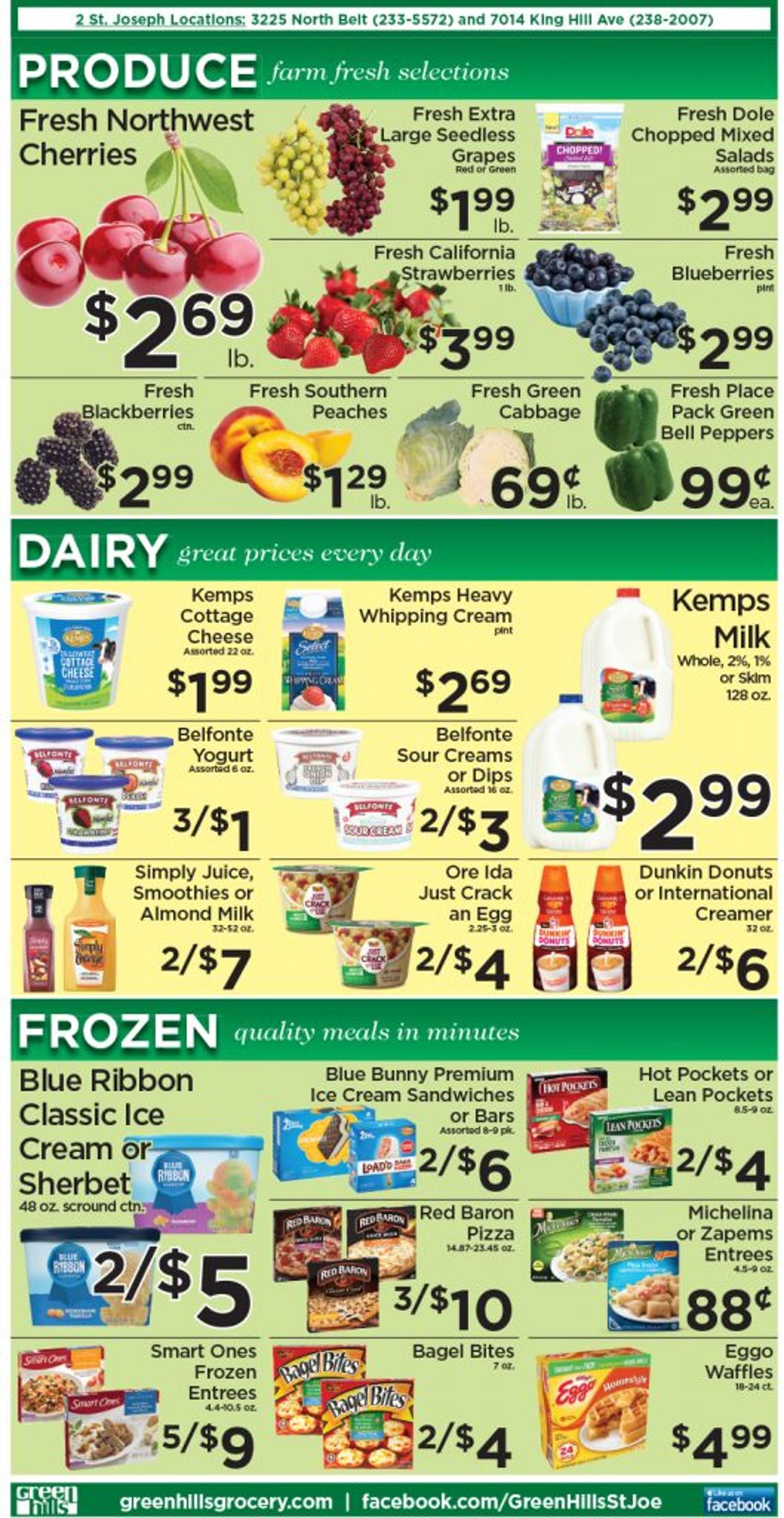 Catalogue Green Hills Grocery from 07/28/2021