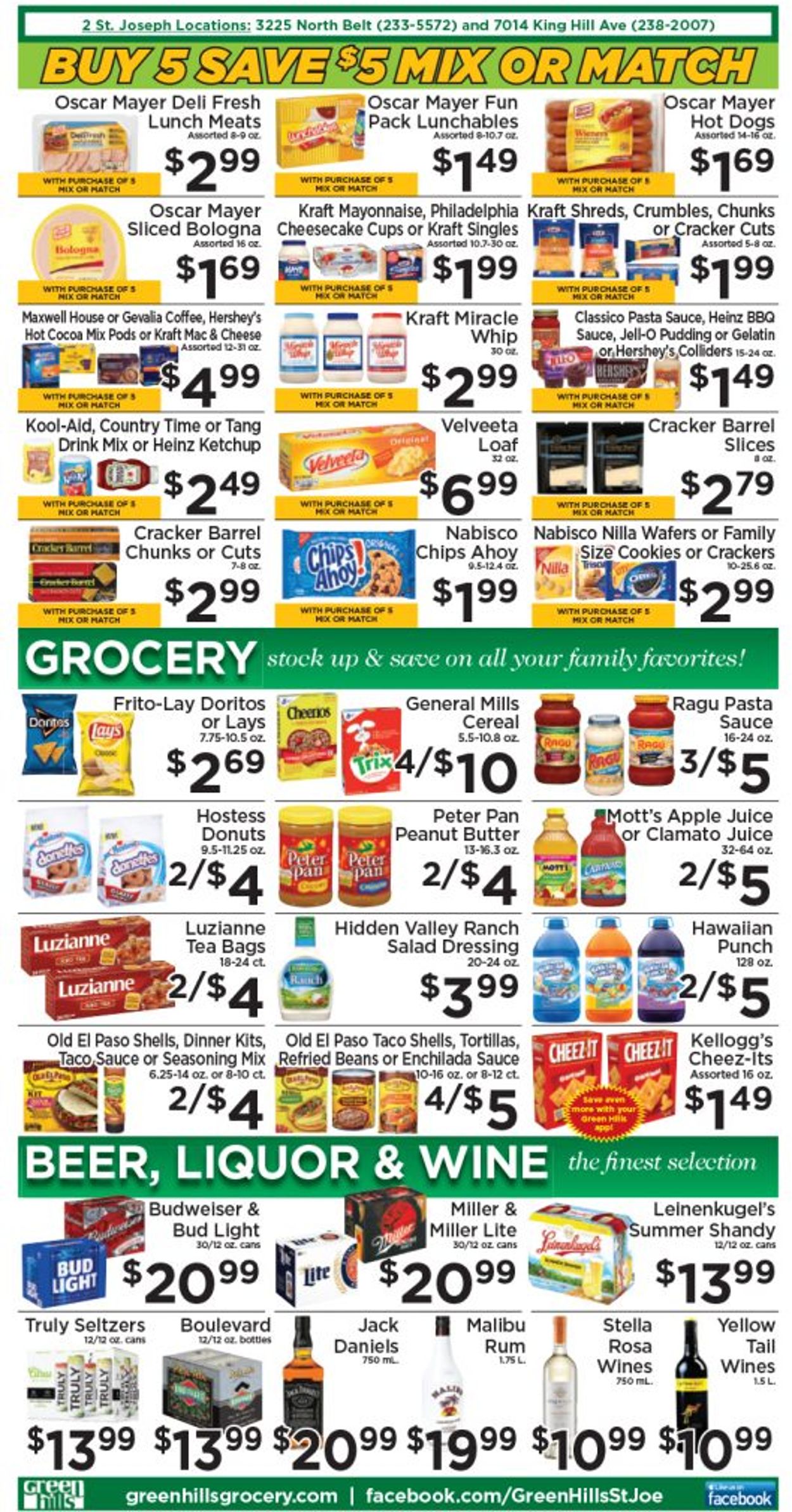 Catalogue Green Hills Grocery from 08/04/2021