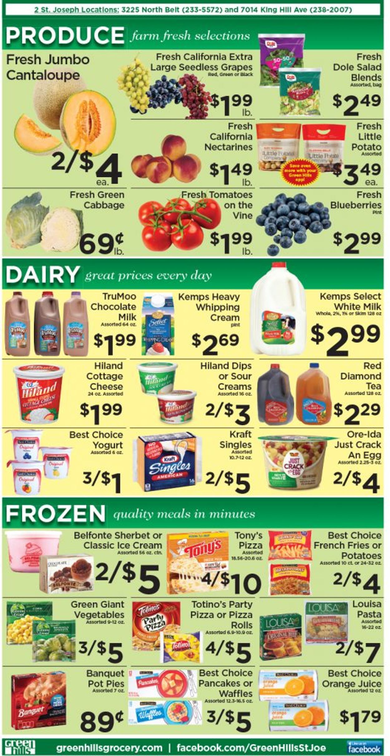 Catalogue Green Hills Grocery from 08/18/2021