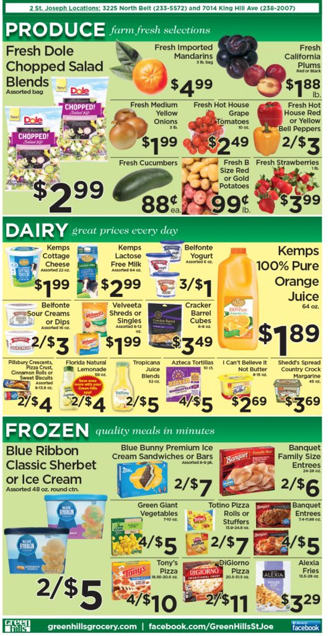 Catalogue Green Hills Grocery from 08/25/2021