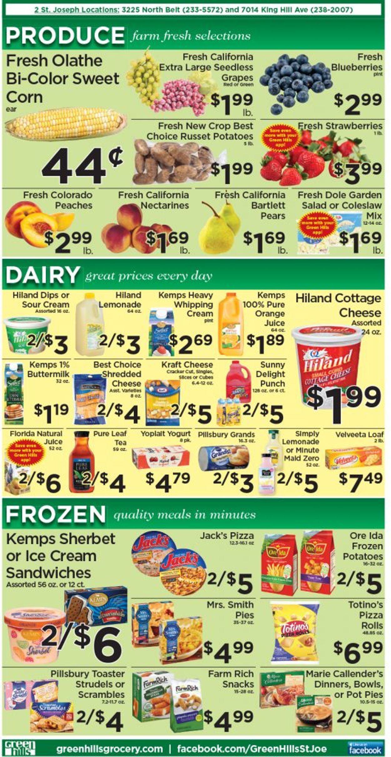 Catalogue Green Hills Grocery from 09/01/2021