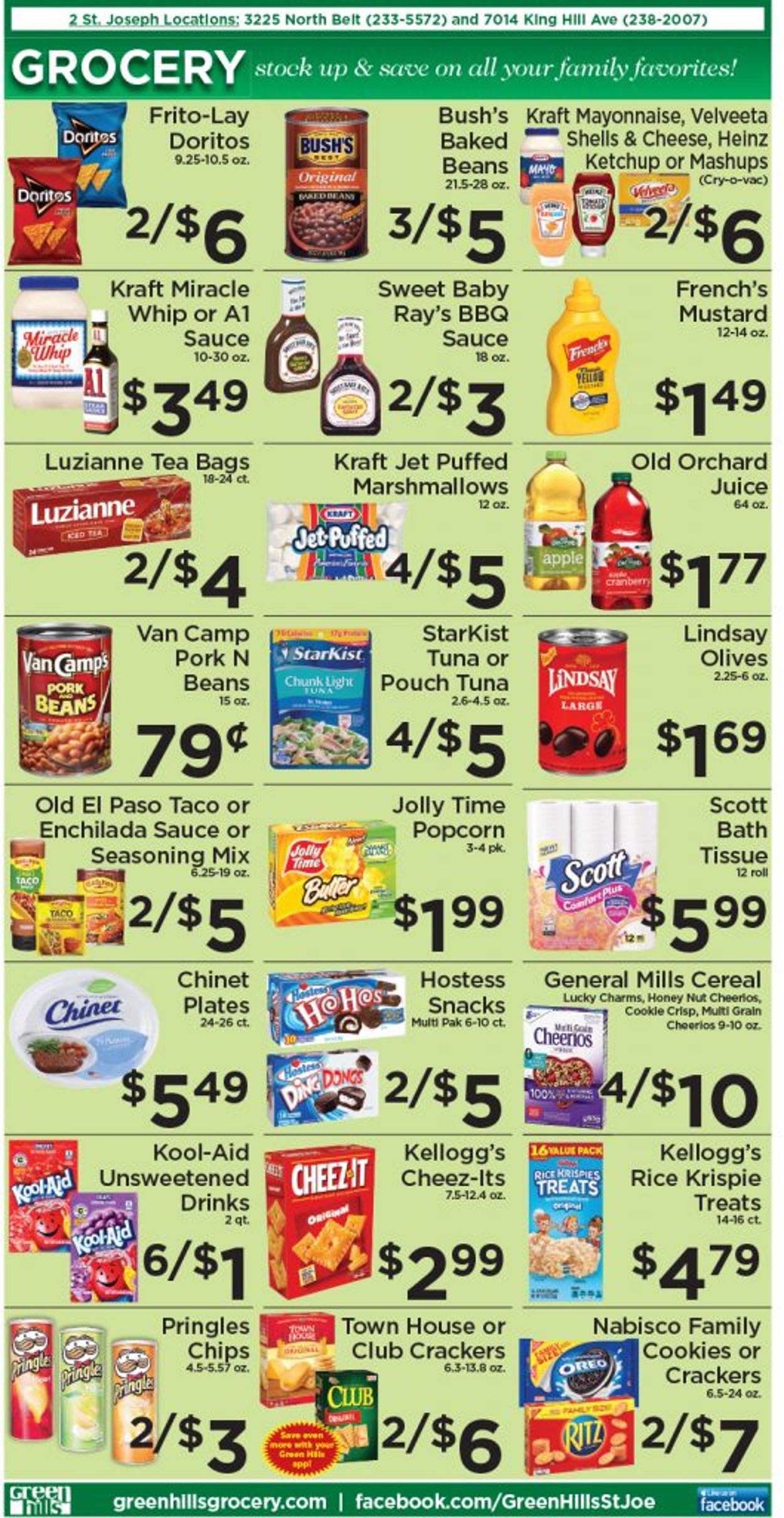 Catalogue Green Hills Grocery from 09/01/2021