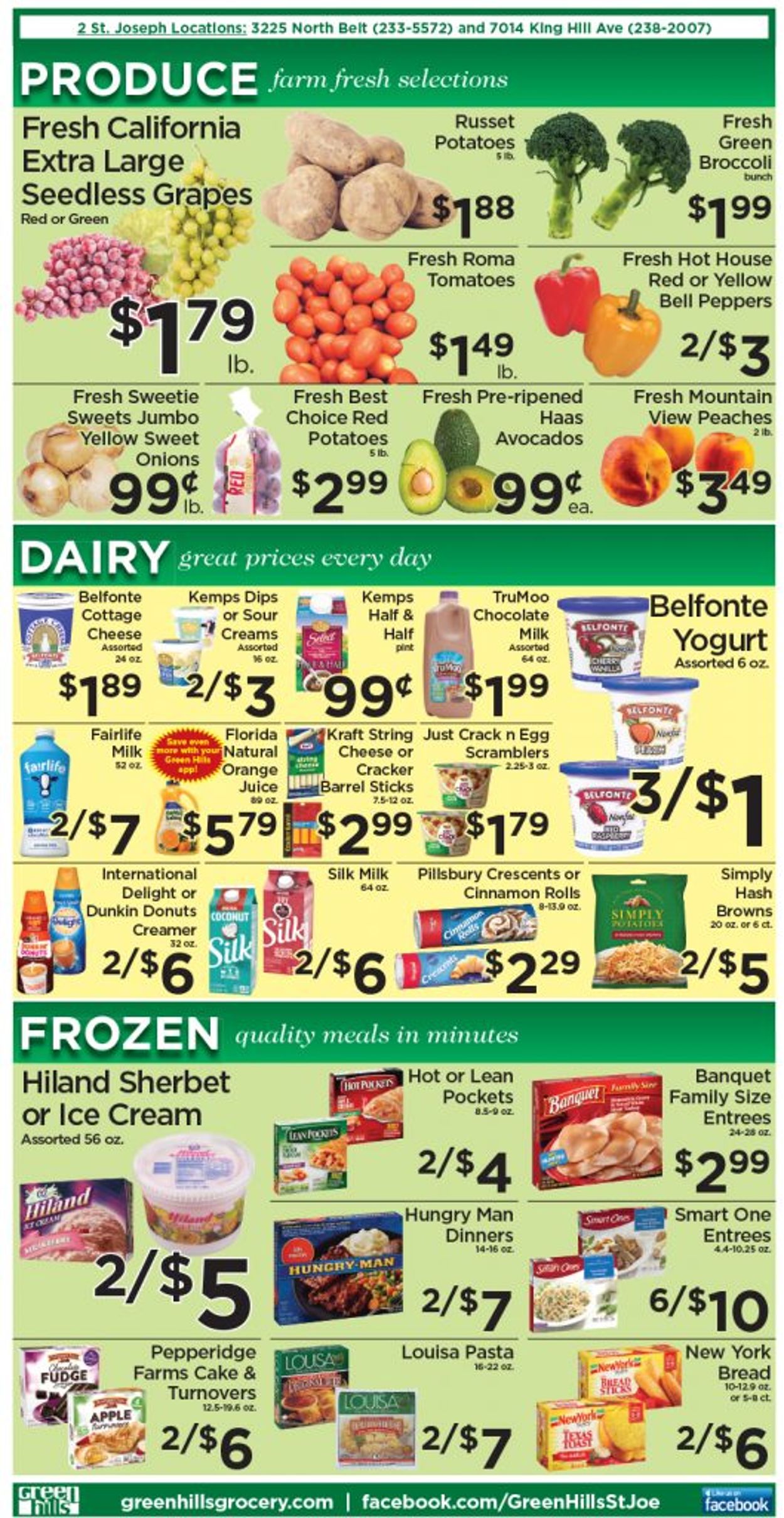 Catalogue Green Hills Grocery from 09/08/2021