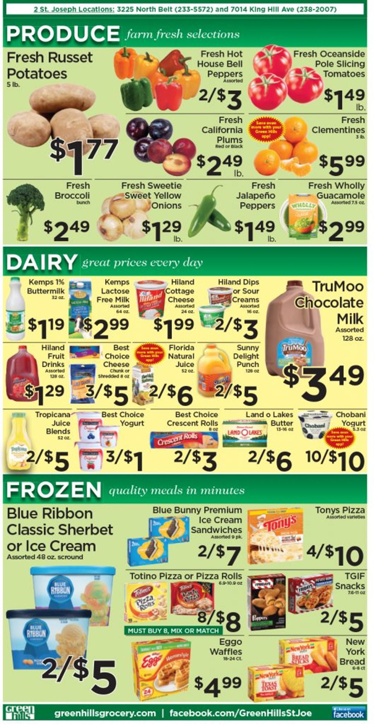 Catalogue Green Hills Grocery from 09/22/2021