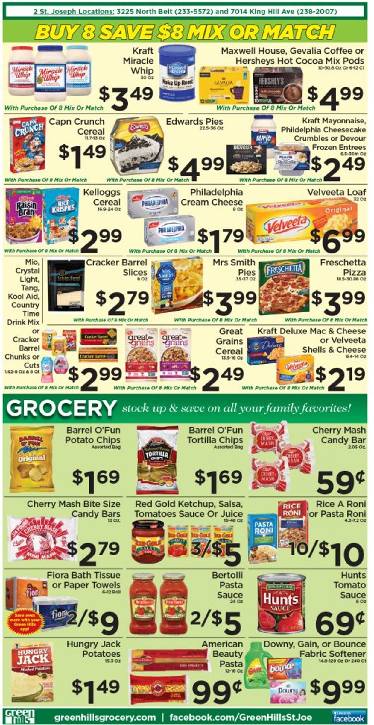Catalogue Green Hills Grocery from 09/29/2021