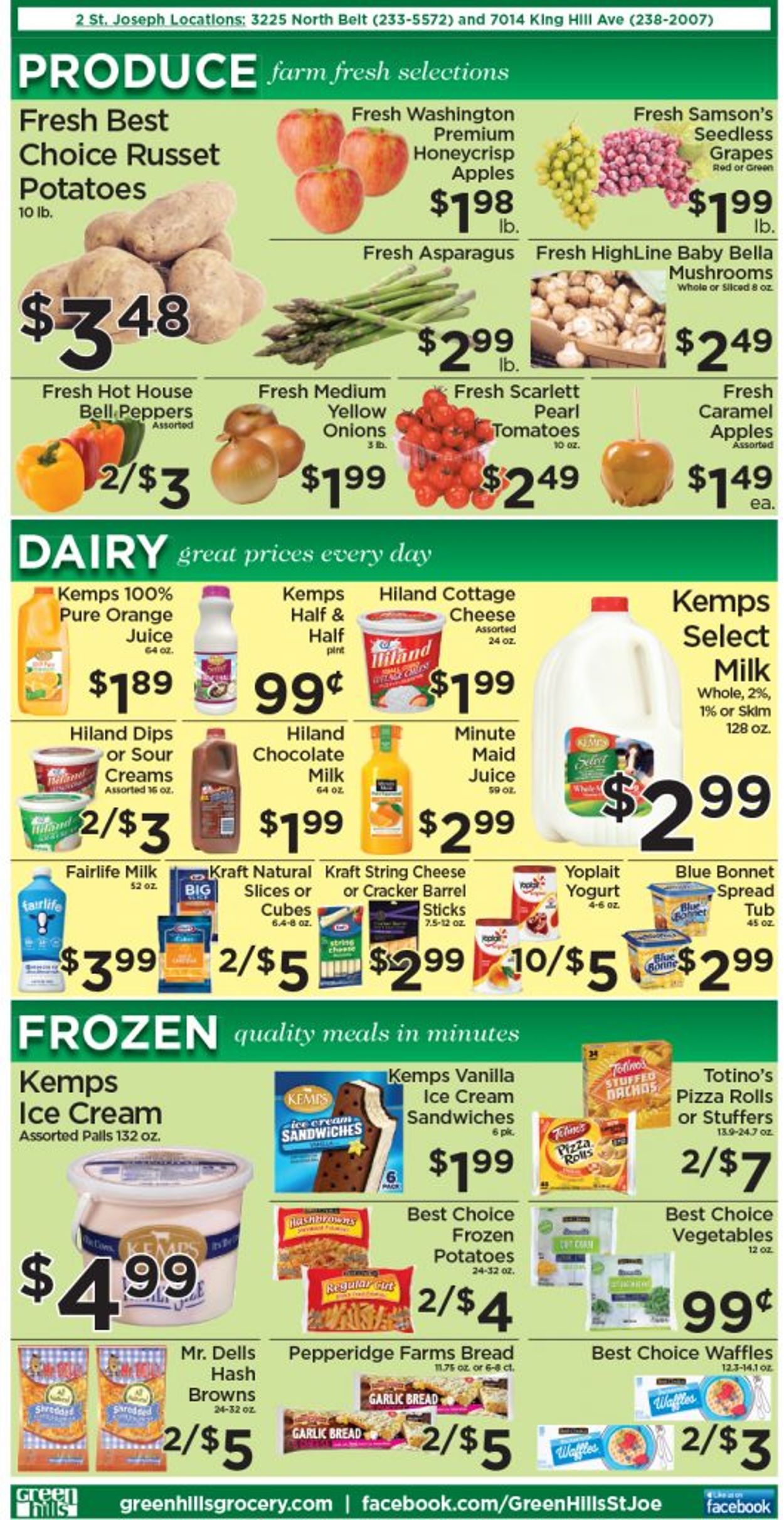 Catalogue Green Hills Grocery from 10/06/2021