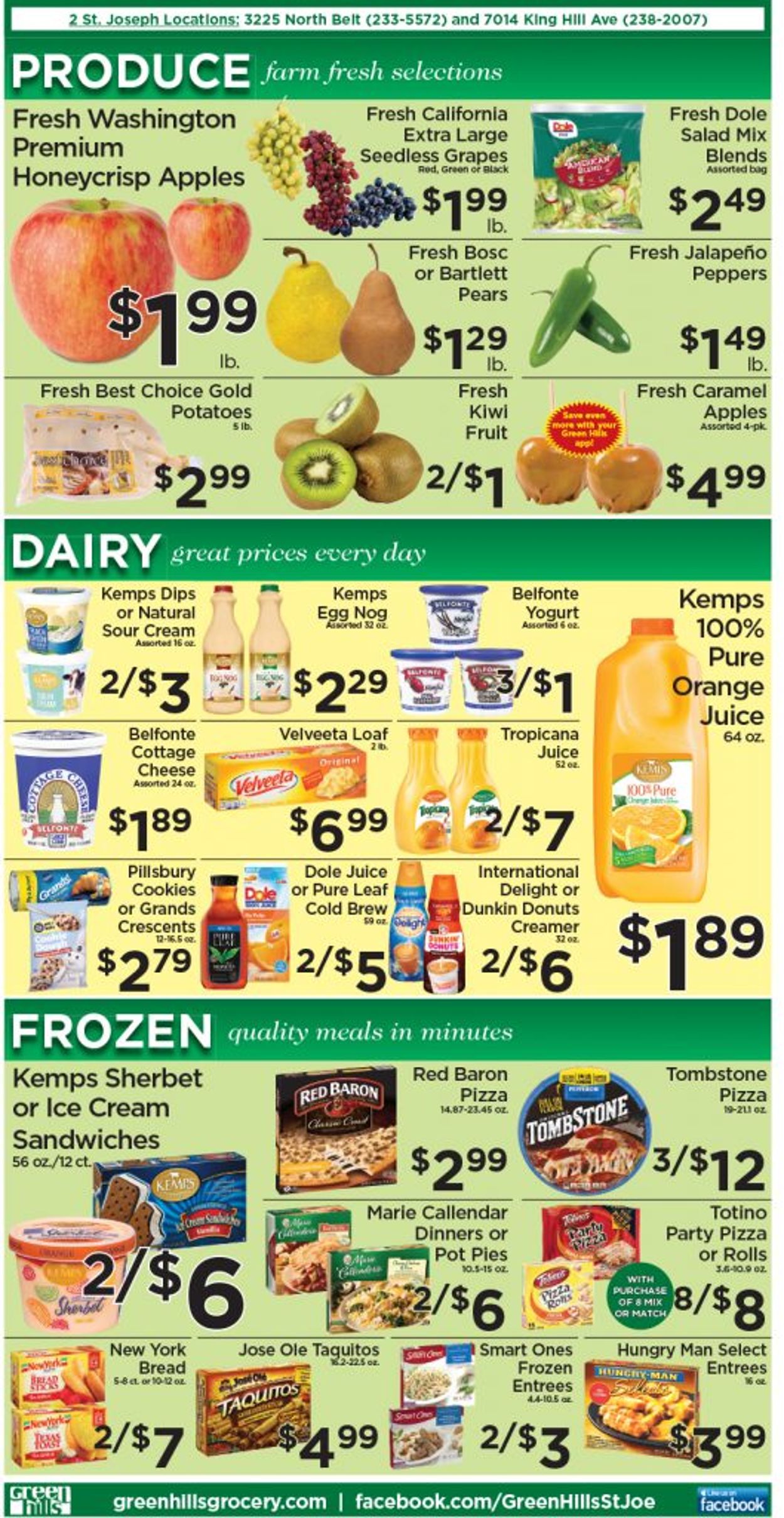 Catalogue Green Hills Grocery HALLOWEEN 2021 from 10/27/2021