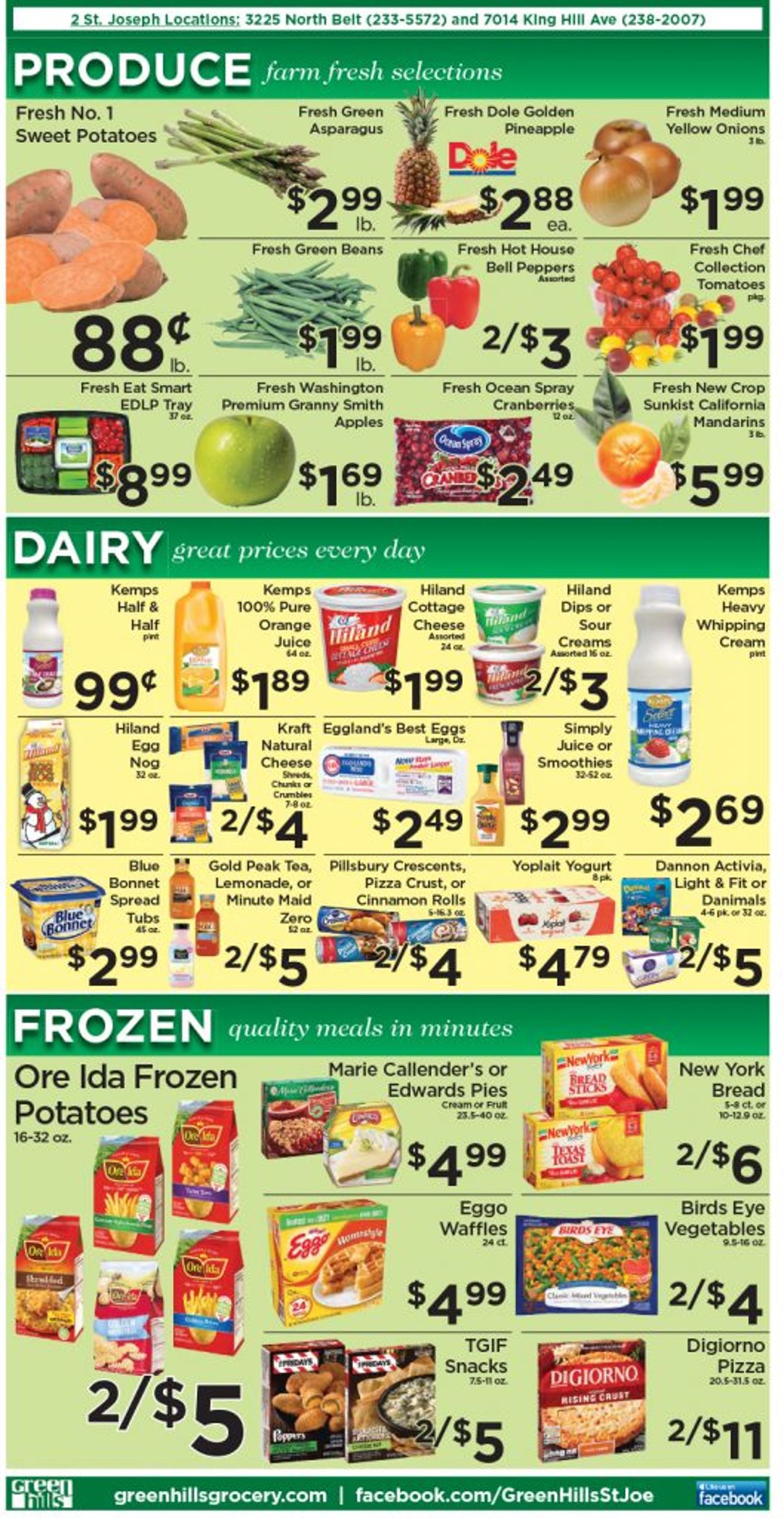 Catalogue Green Hills Grocery from 11/17/2021