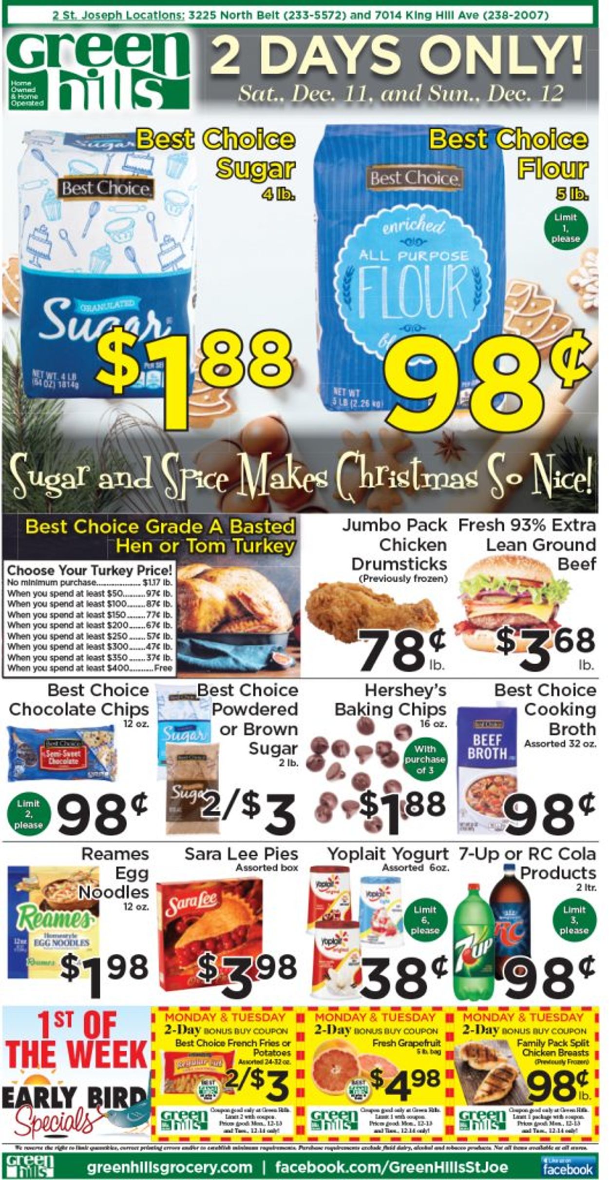 Catalogue Green Hills Grocery HOLIDAY 2021 from 12/08/2021