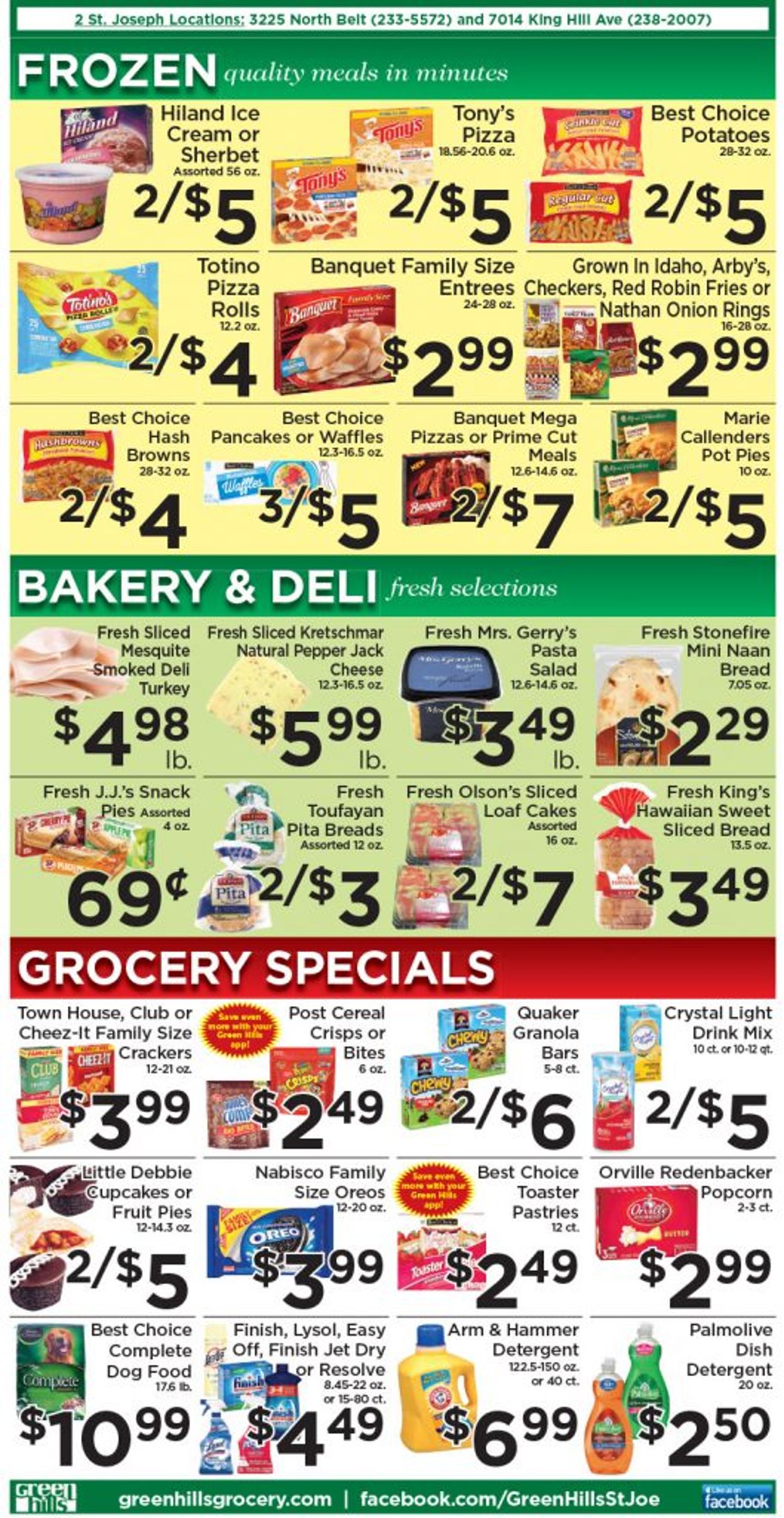 Catalogue Green Hills Grocery from 01/19/2022