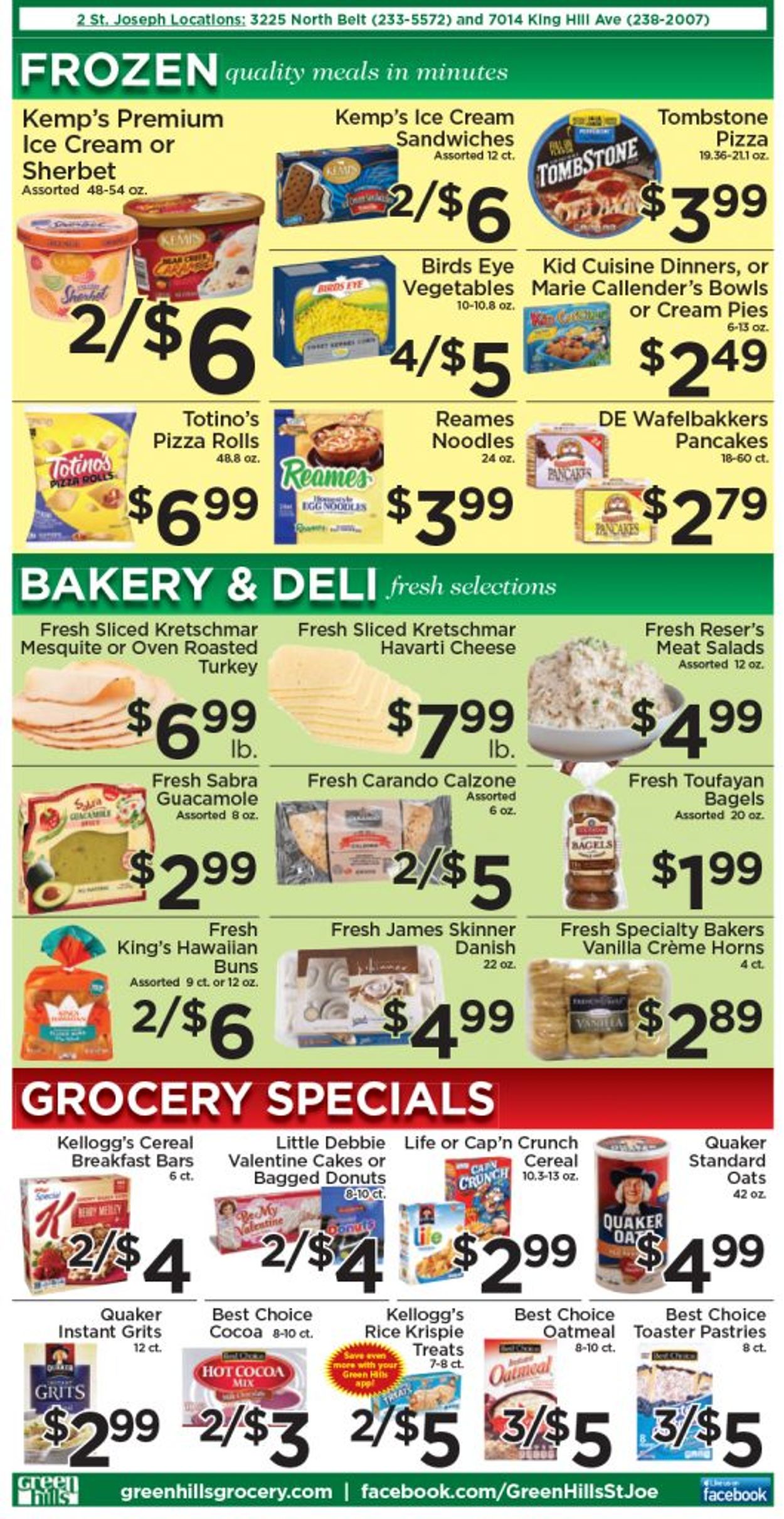 Catalogue Green Hills Grocery from 01/26/2022