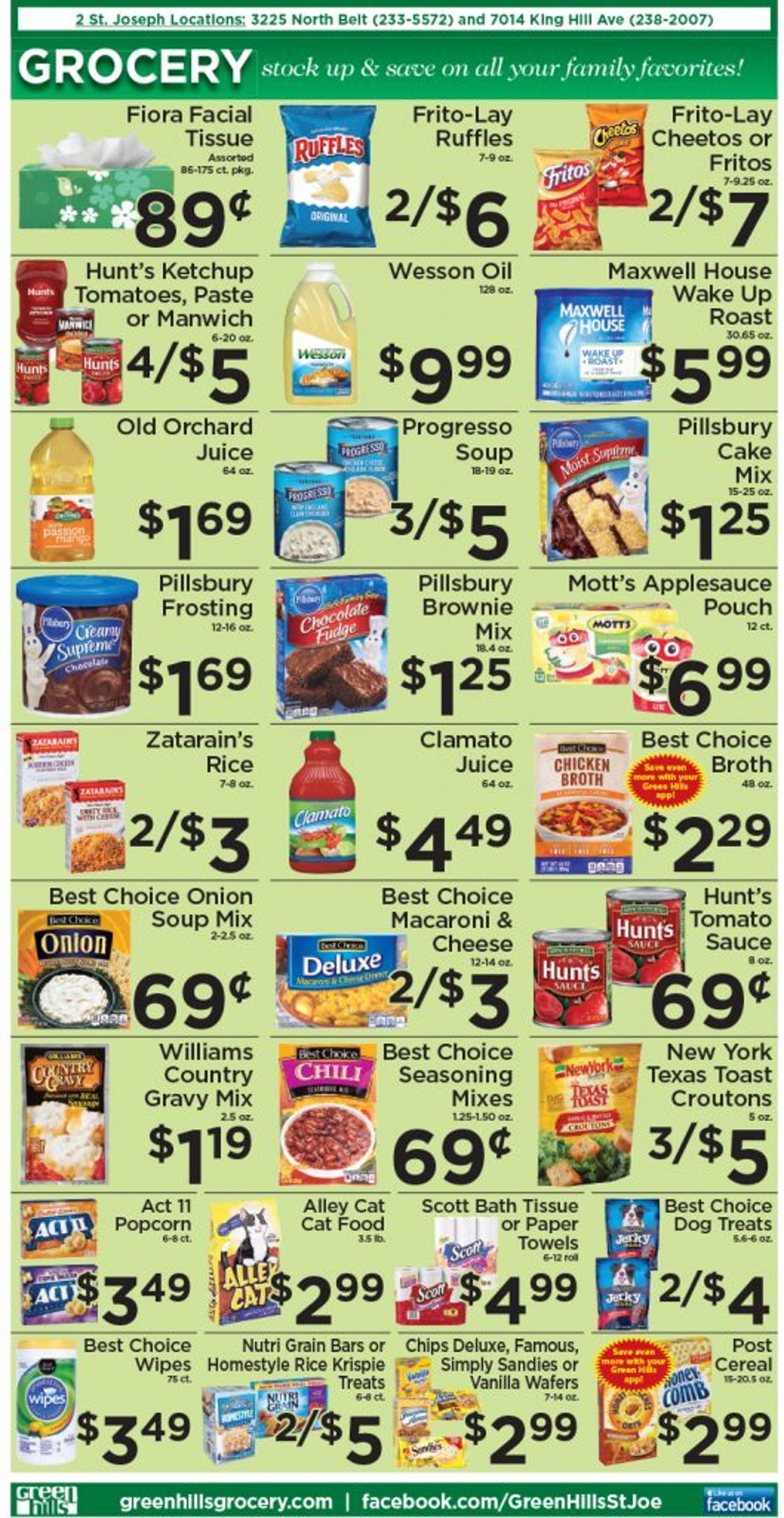 Catalogue Green Hills Grocery from 01/26/2022