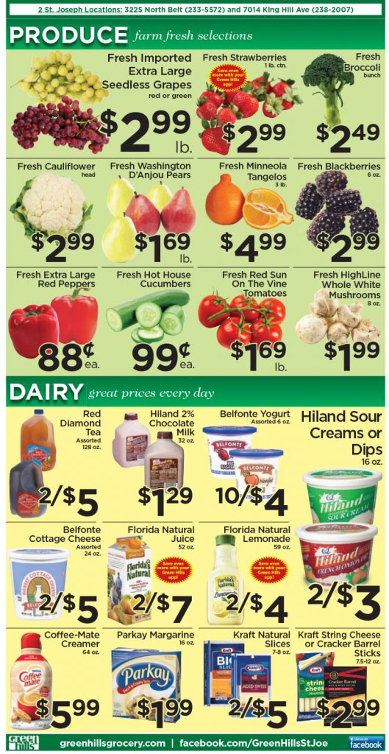 Catalogue Green Hills Grocery from 03/02/2022